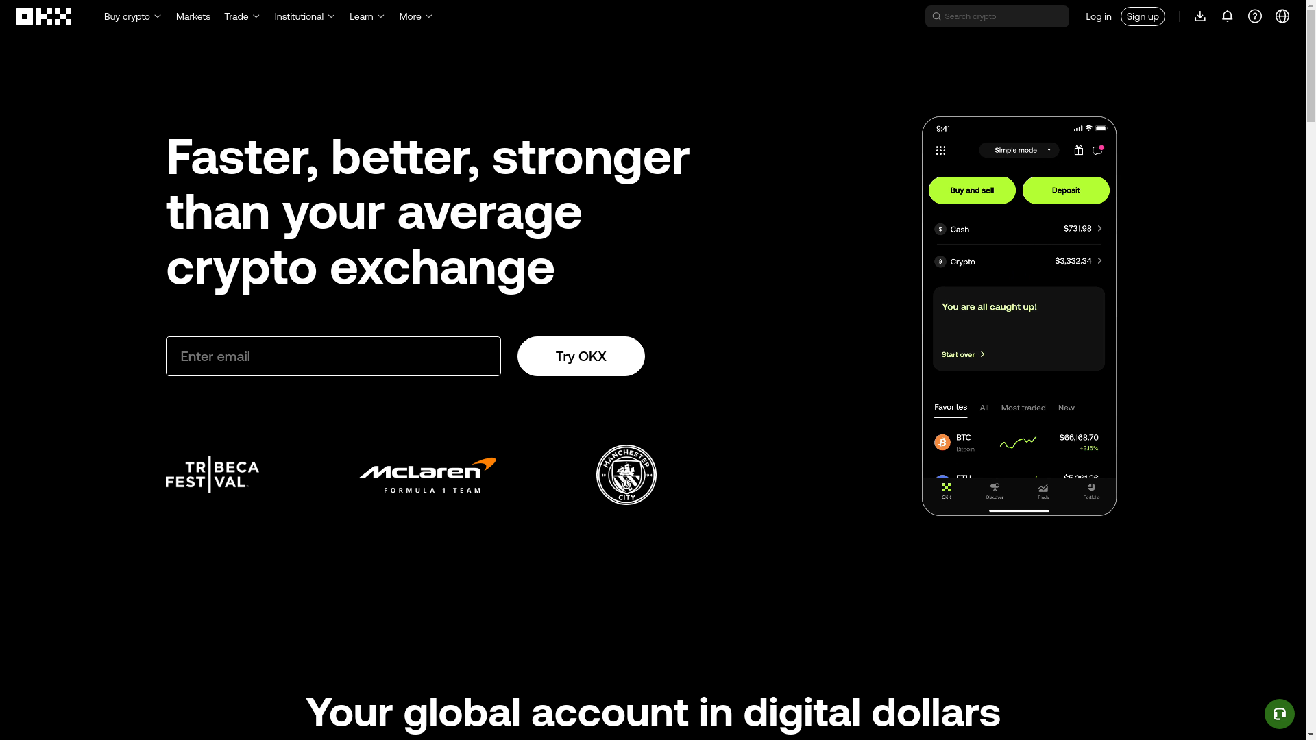 website screenshot of https://okx.cab