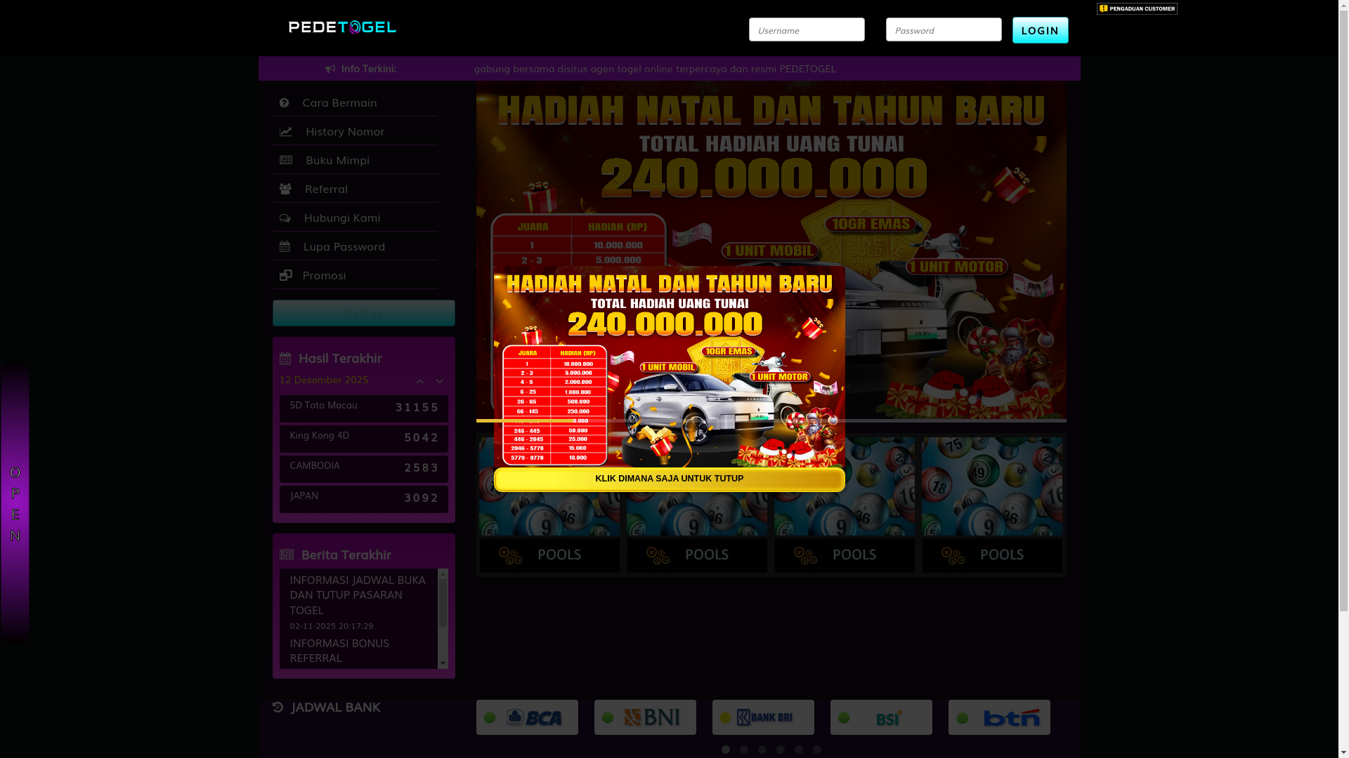 website screenshot of https://radenmasih.xyz/