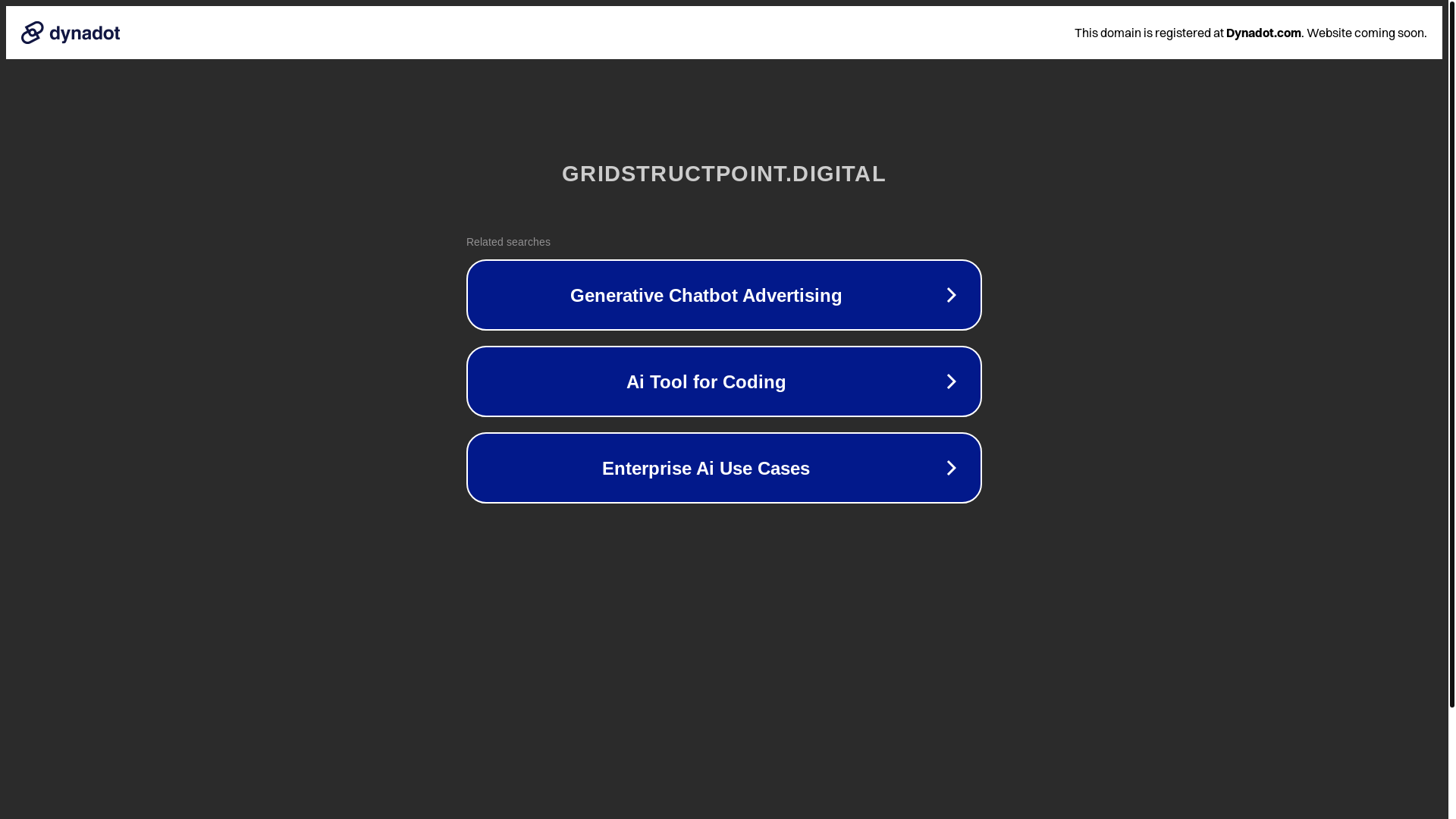 website screenshot of https://gridstructpoint.digital/