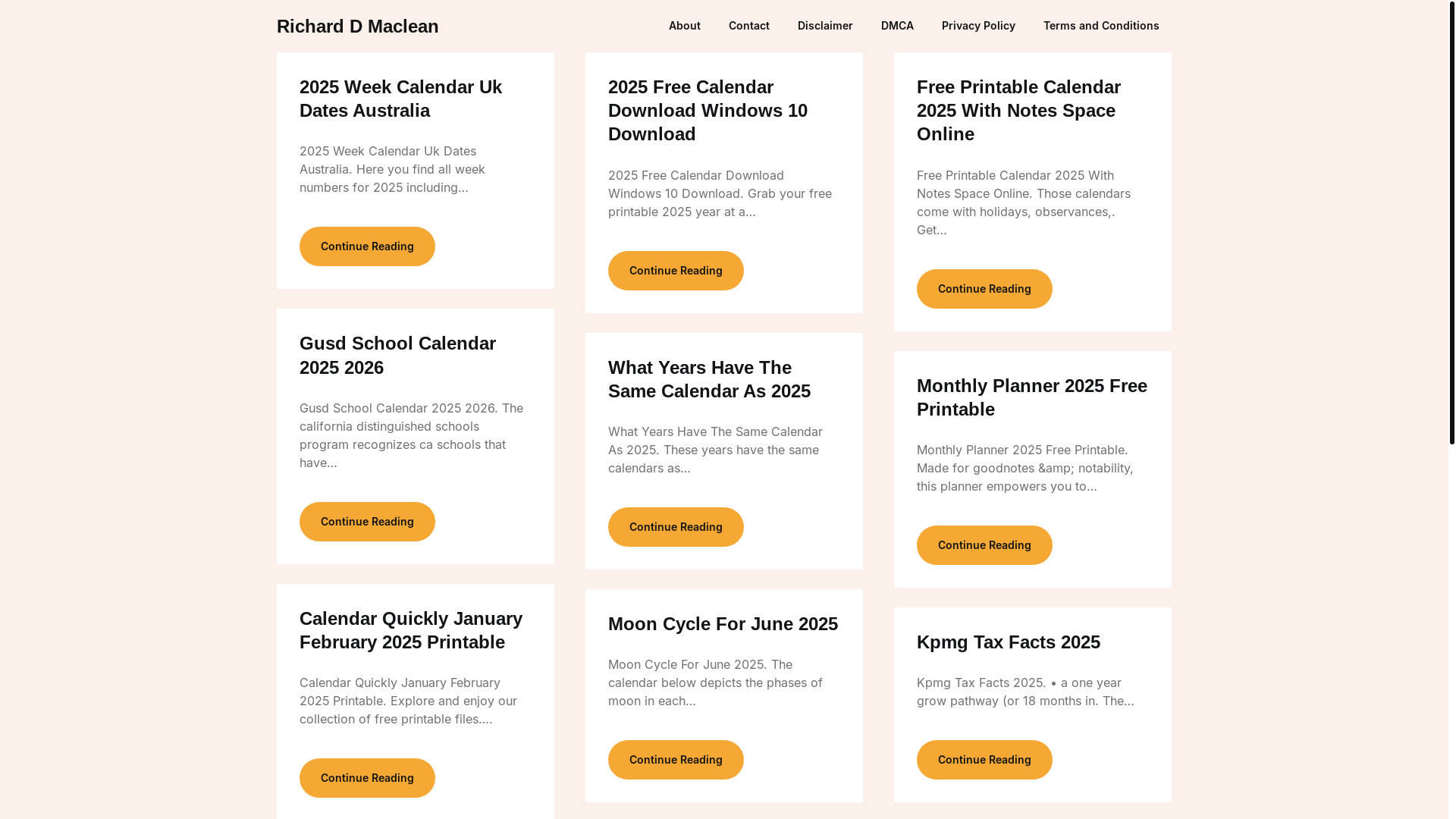 website screenshot of https://richarddmacleanc.pages.dev/