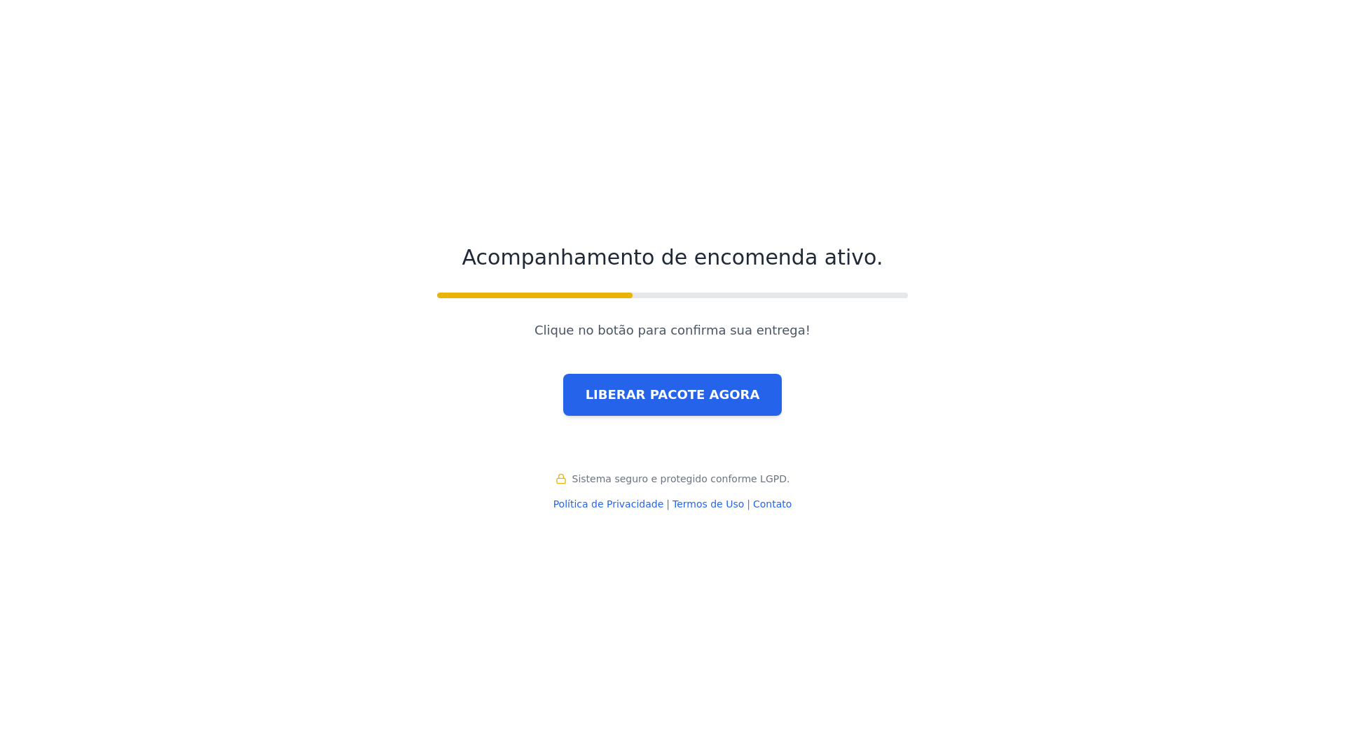 website screenshot of https://pacotefacilliberado.space/