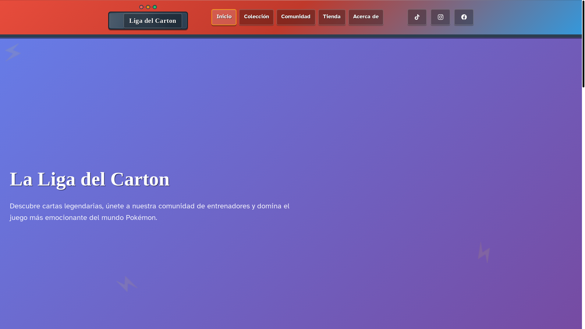website screenshot of https://ligadelcarton.com/