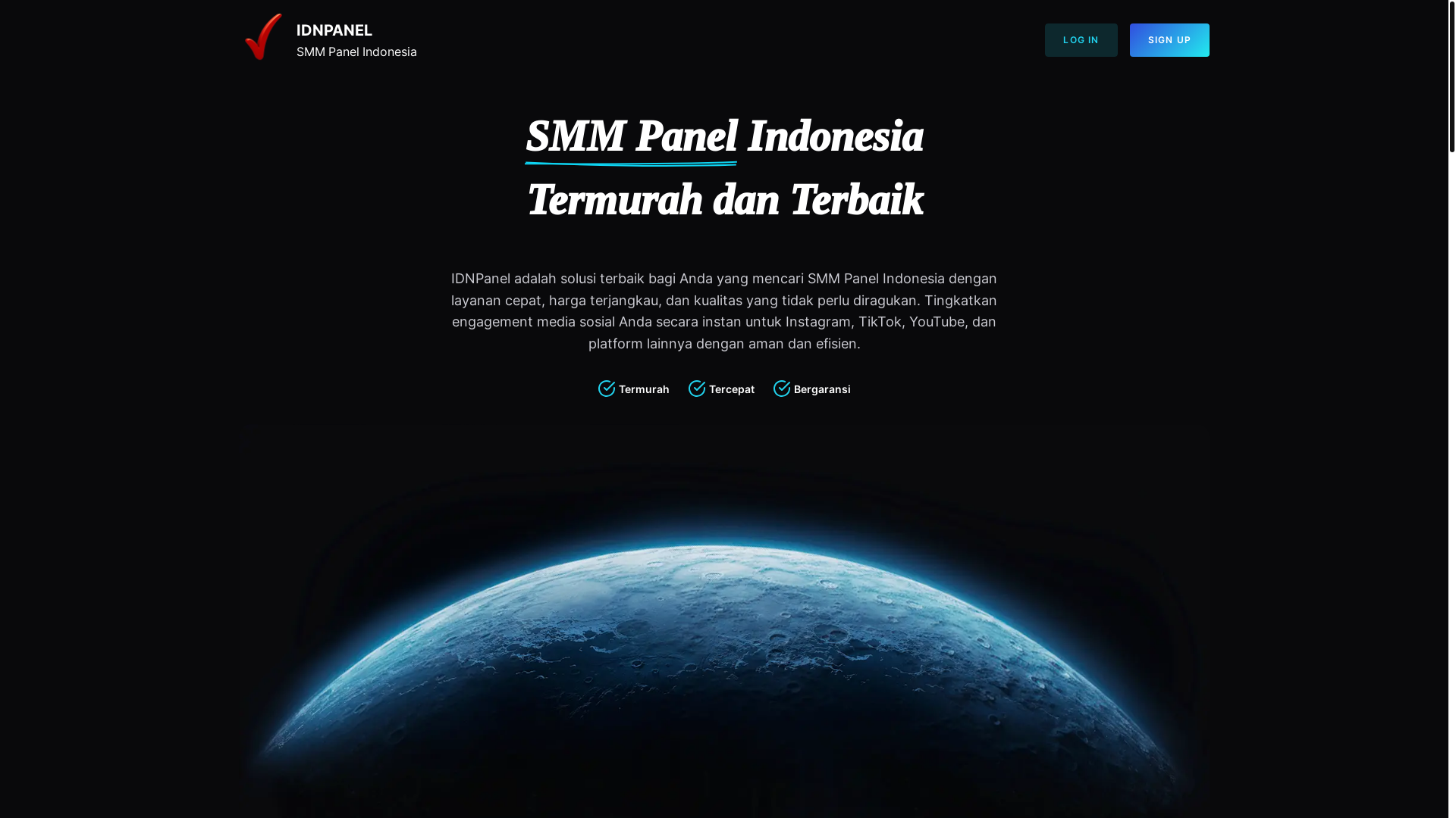 website screenshot of https://idnpanel.com/
