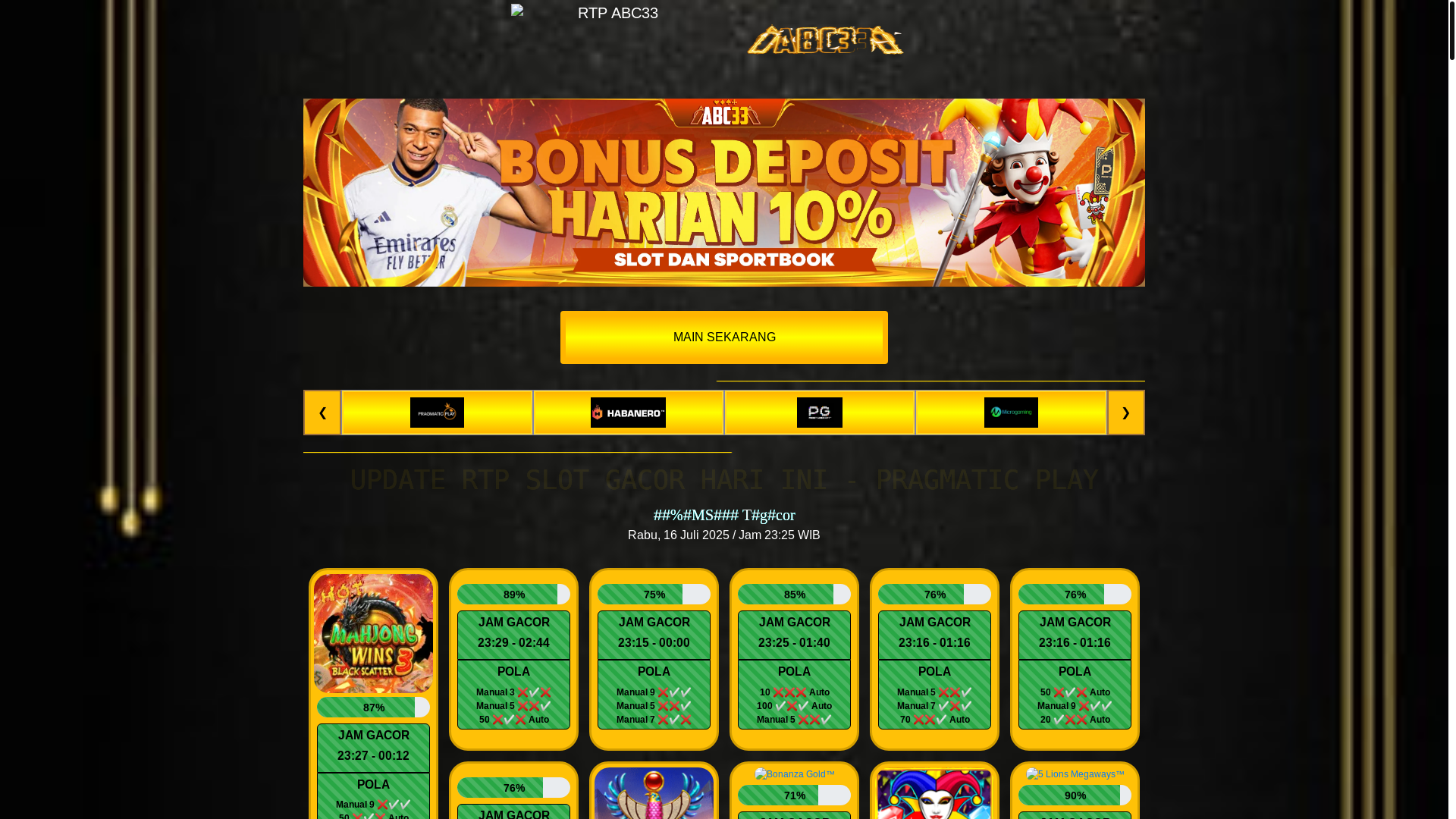 website screenshot of https://rtpabc33ketua.pages.dev/