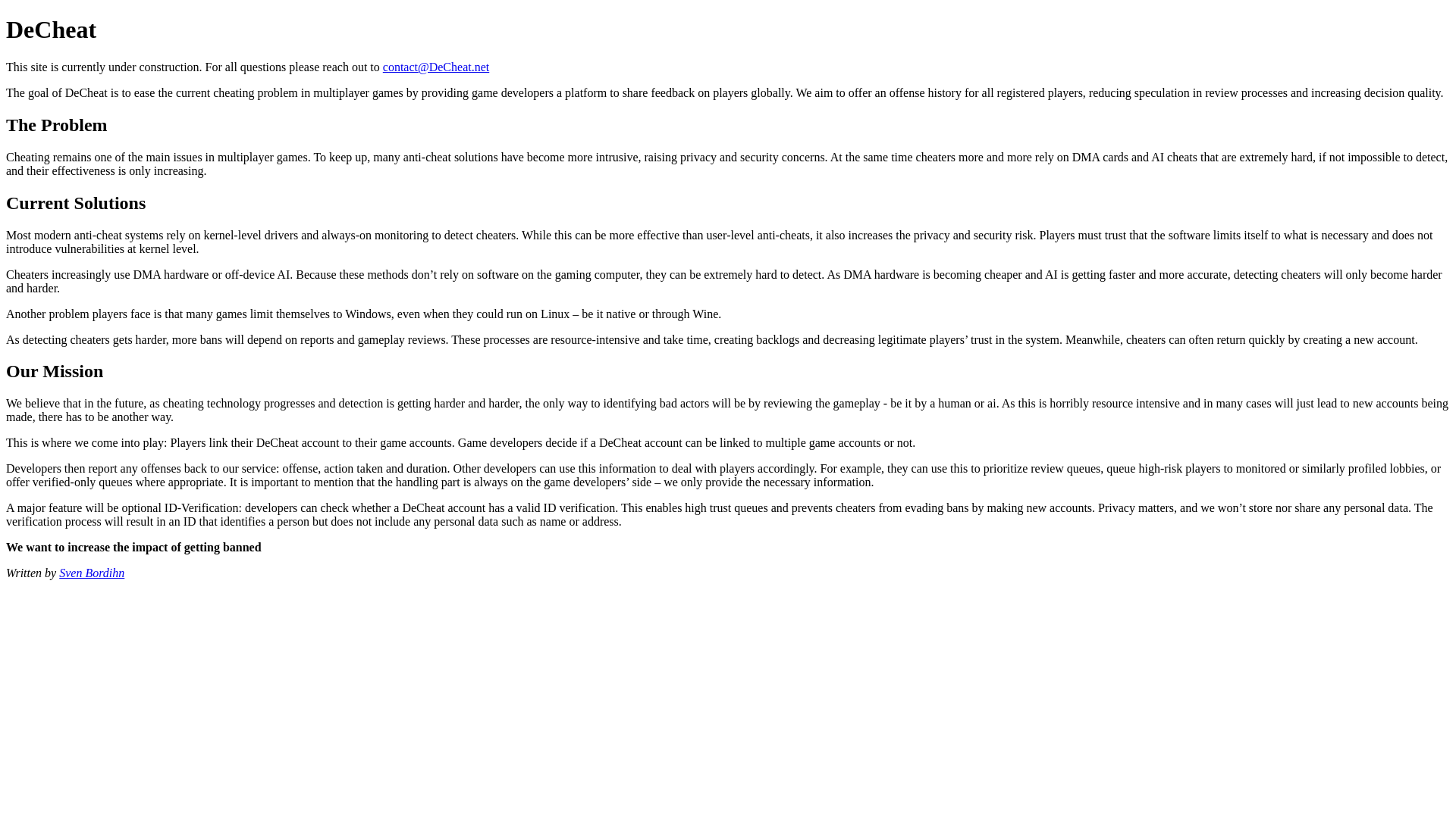 website screenshot of https://decheat.pages.dev/