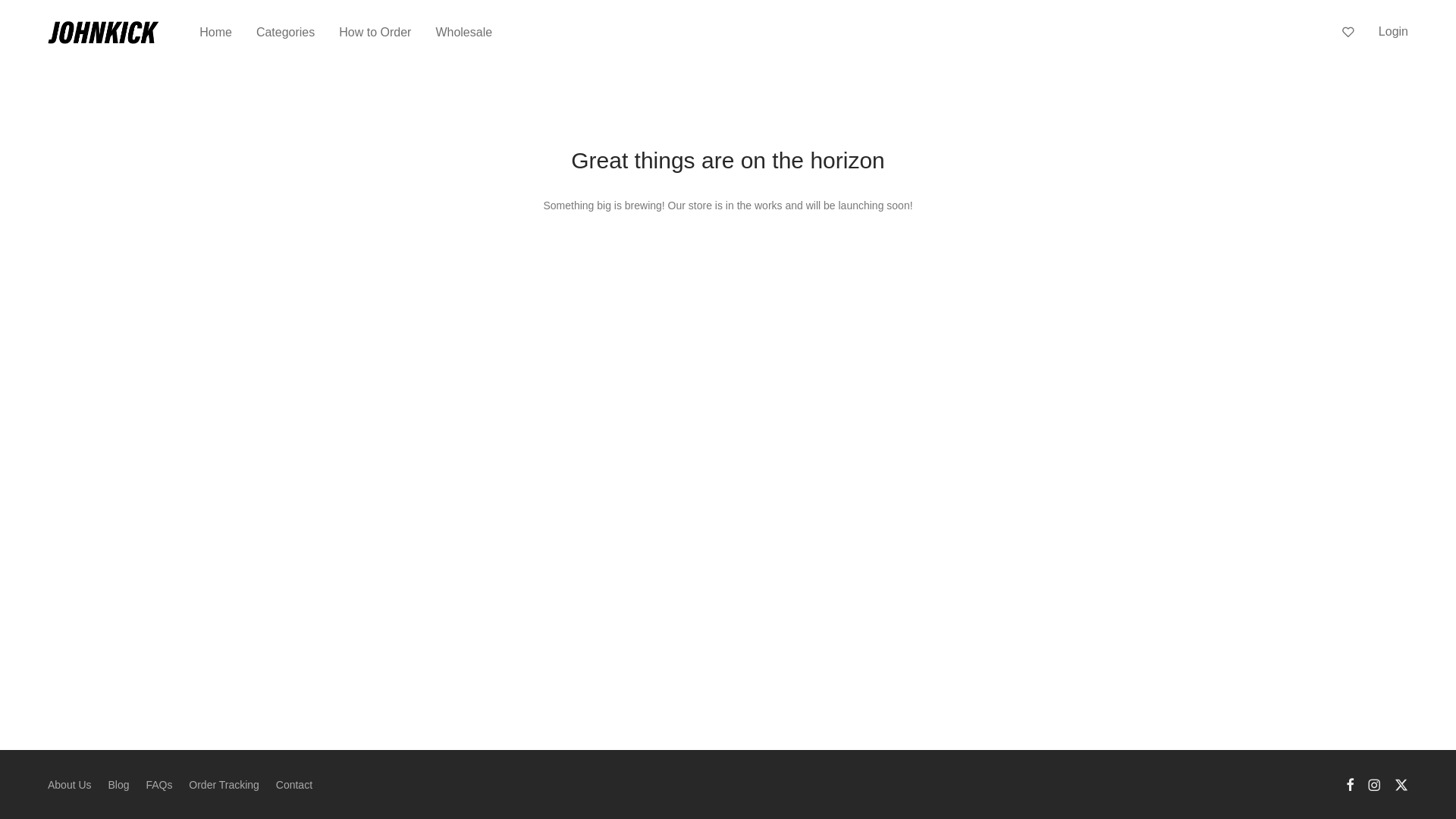 website screenshot of https://johnkick.xyz/