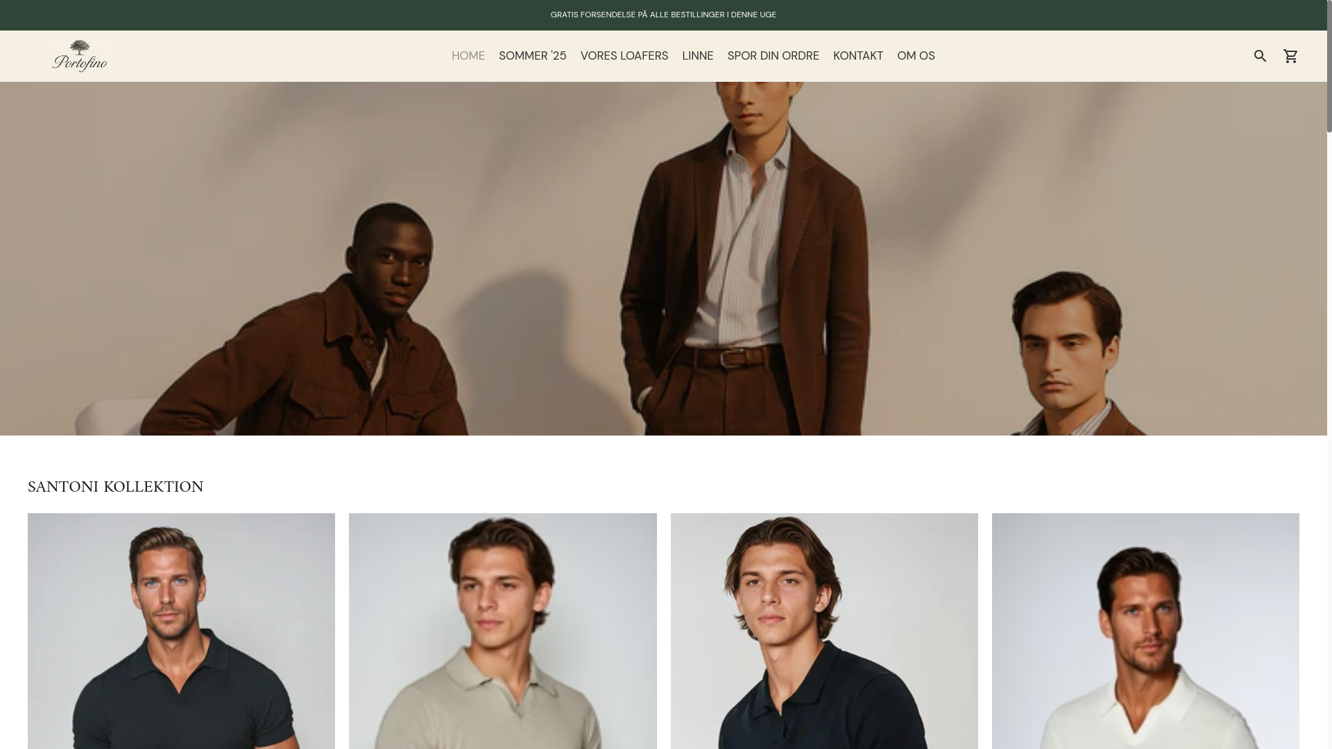 website screenshot of https://portofino-amsterdam.nl/