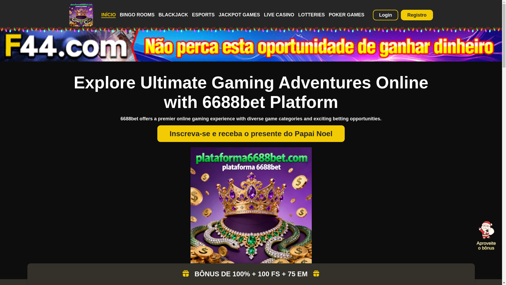 website screenshot of https://plataforma6688bet.com/