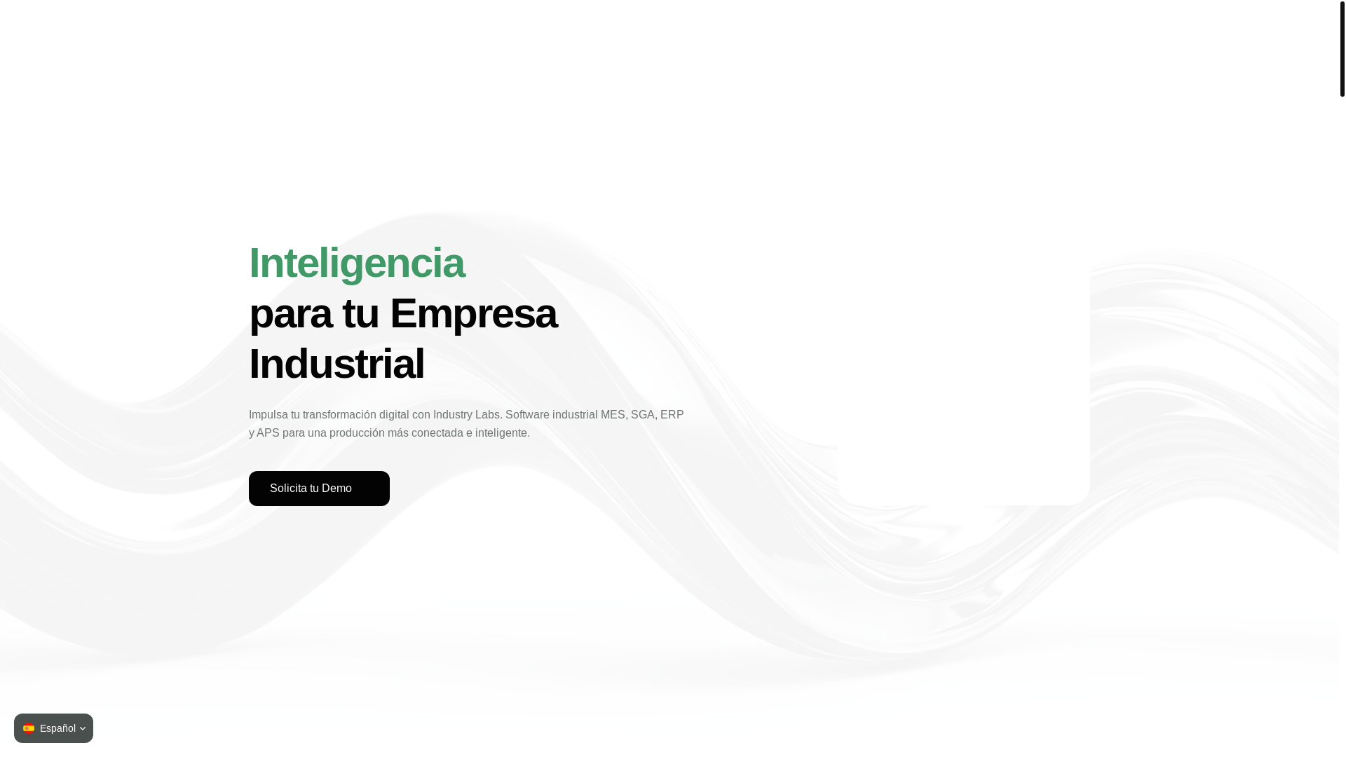 website screenshot of https://industrylabsanalytics.com/