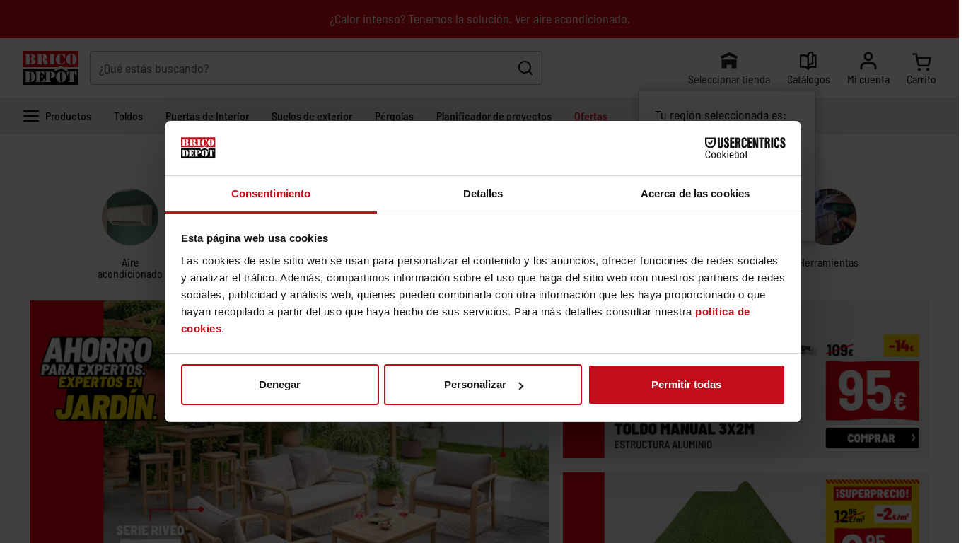 website screenshot of https://bricodepot.es/