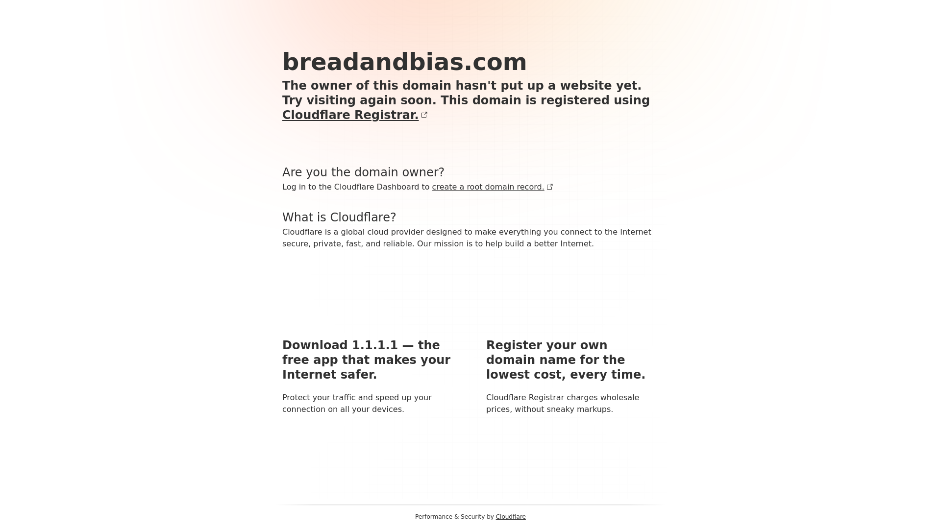 website screenshot of https://breadandbias.com/