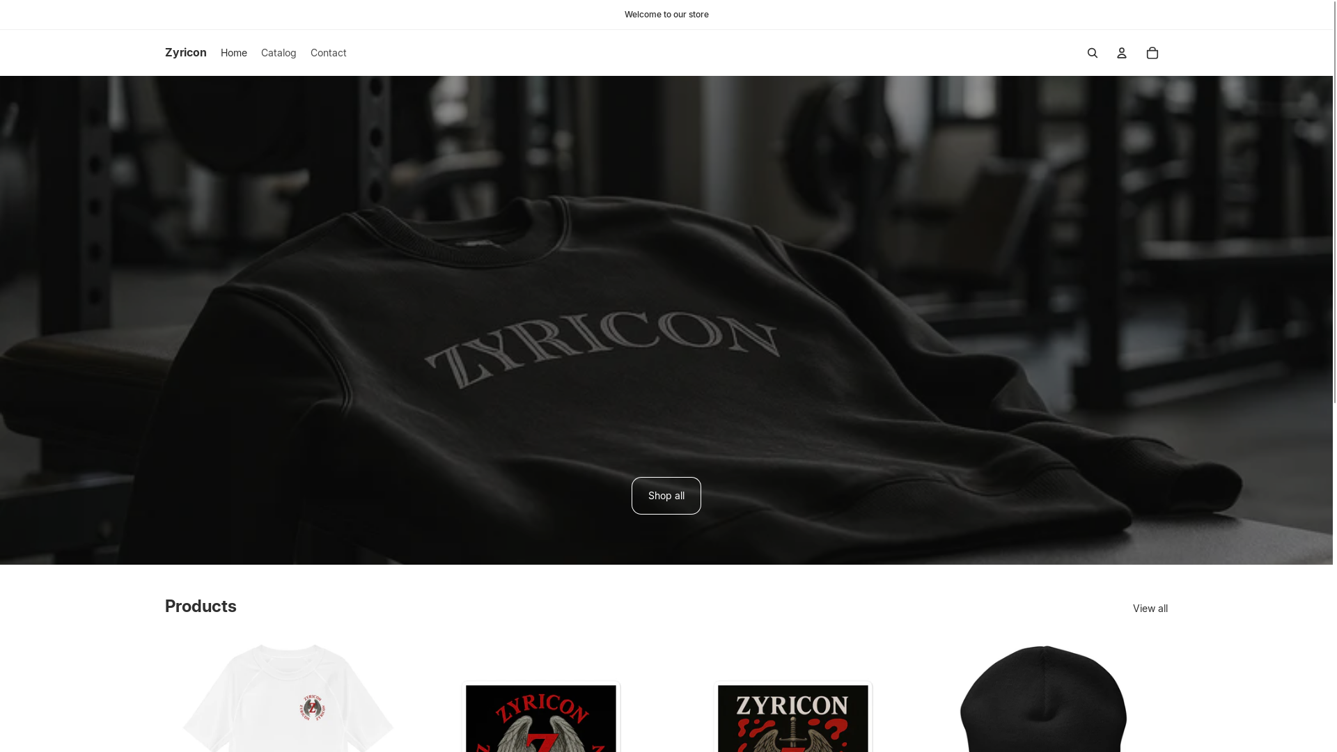 website screenshot of https://zyricon.com/