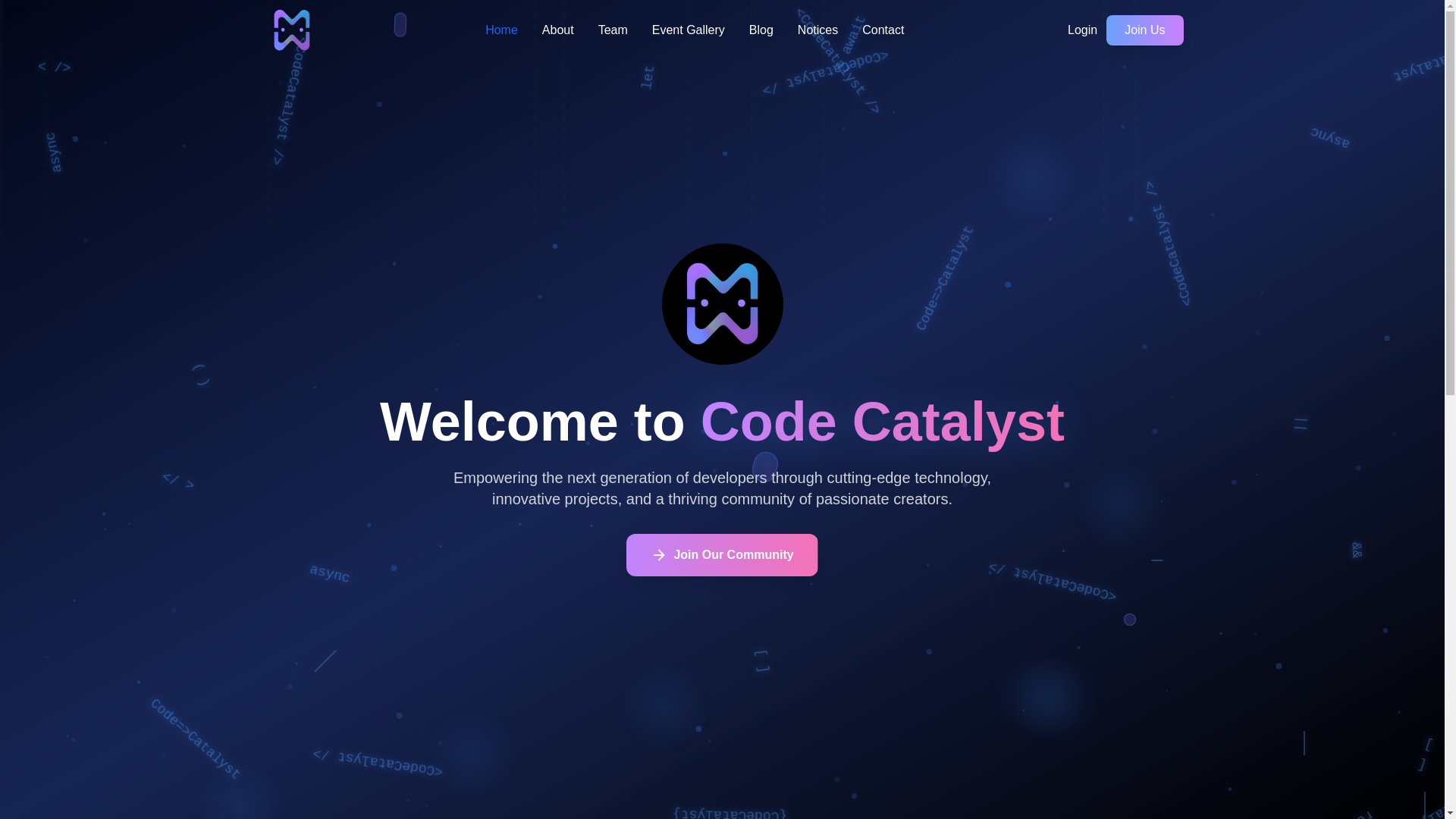website screenshot of https://code-catalyst.pages.dev/