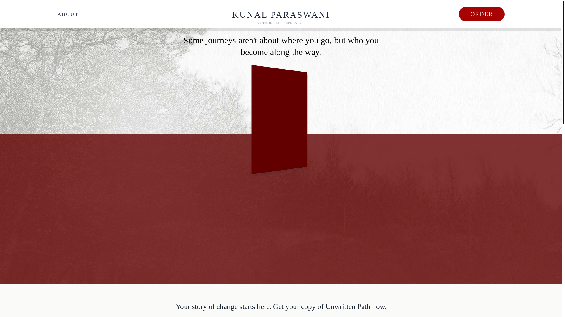 website screenshot of https://kunalparaswani.in/