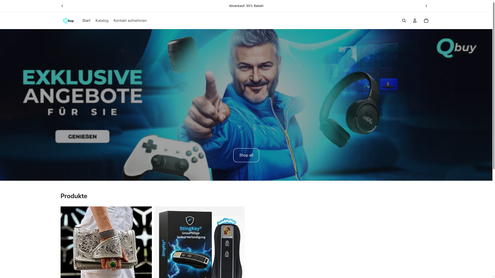 website screenshot of https://qbuygermany.online/