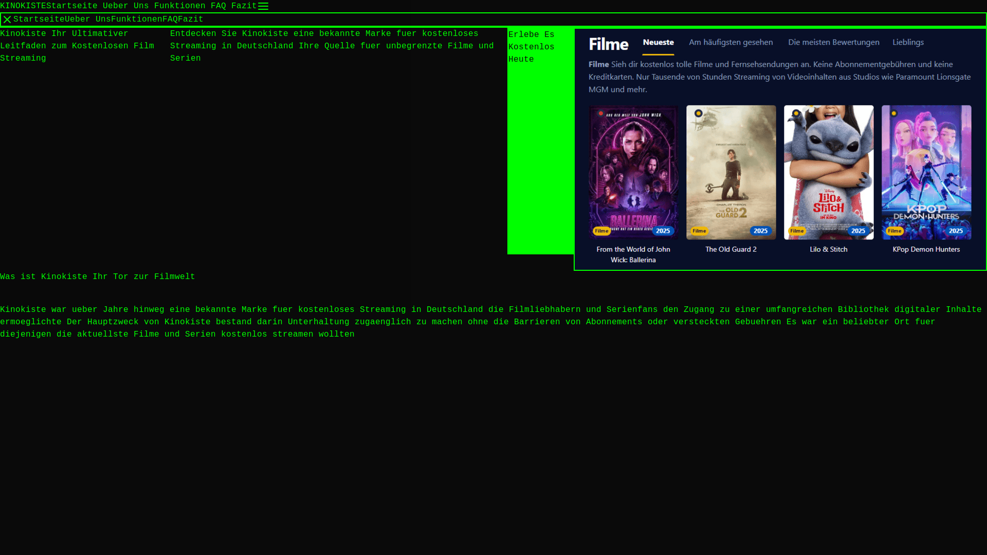 website screenshot of https://kinokiste-o0b8.pages.dev/