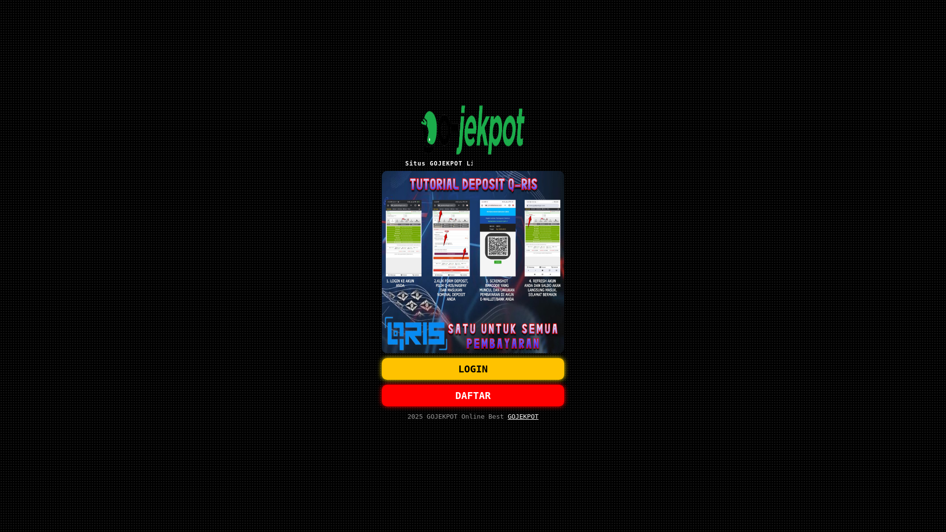 website screenshot of https://gojekpot-kudumenu.pages.dev/