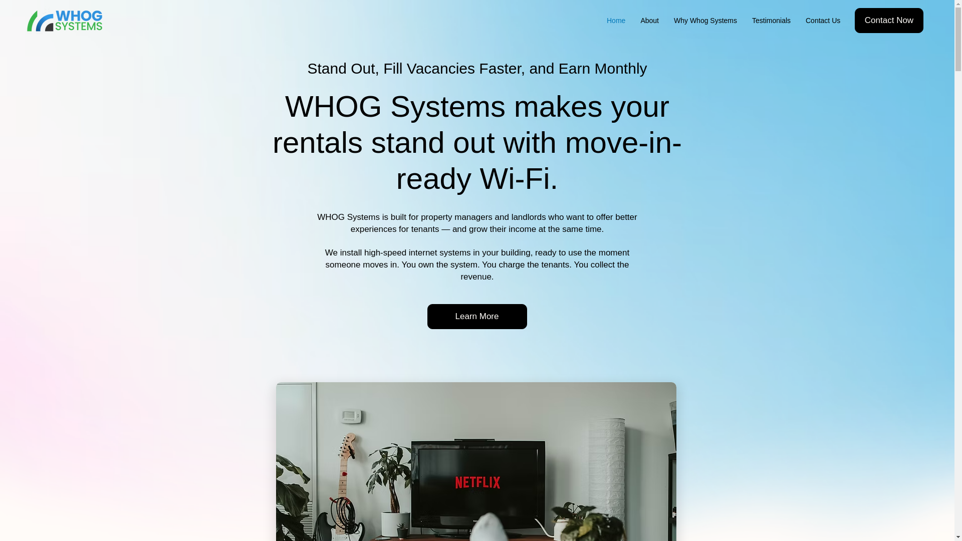 website screenshot of https://whogsystems.com/