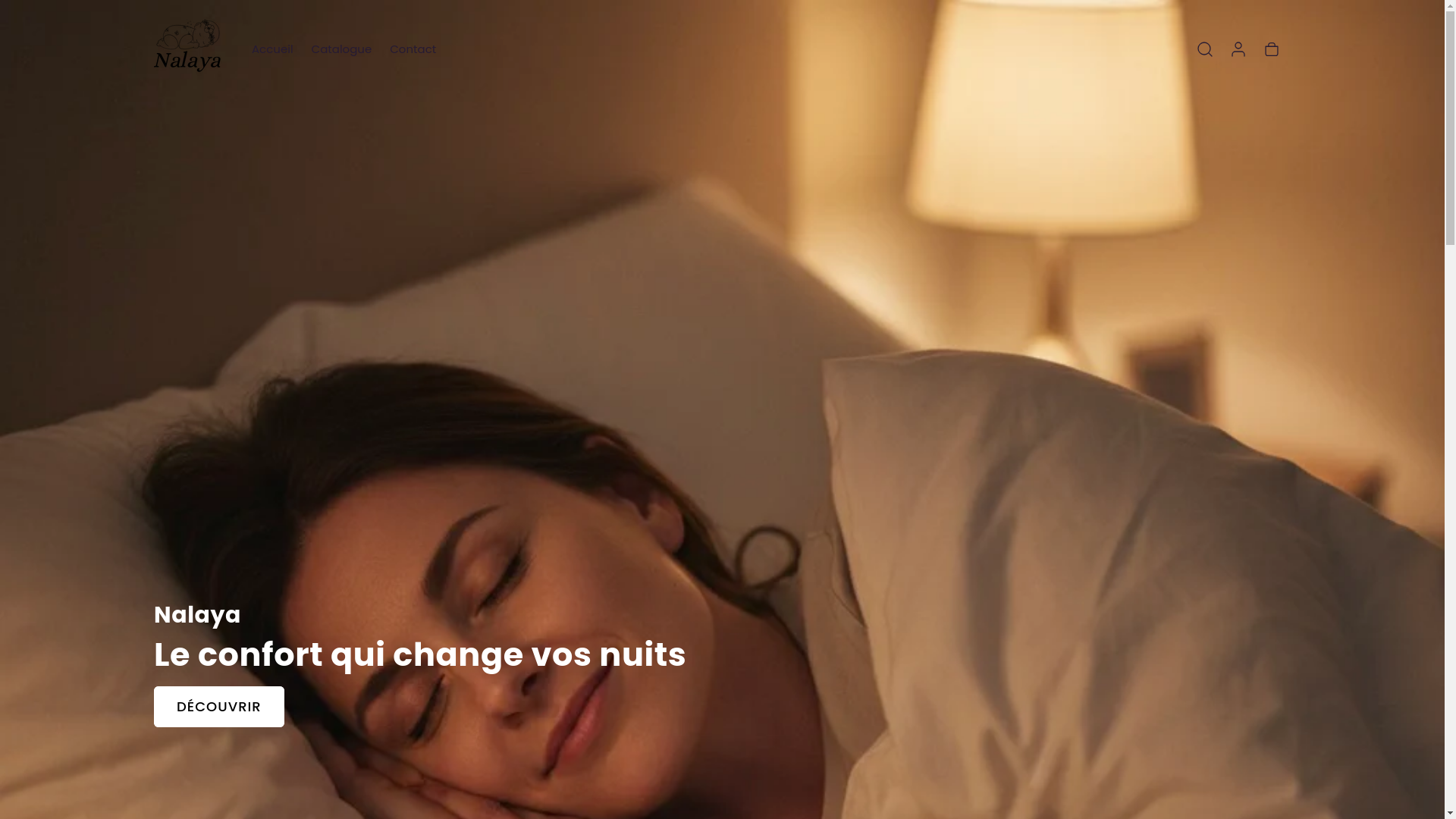 website screenshot of https://nalayababy.com/