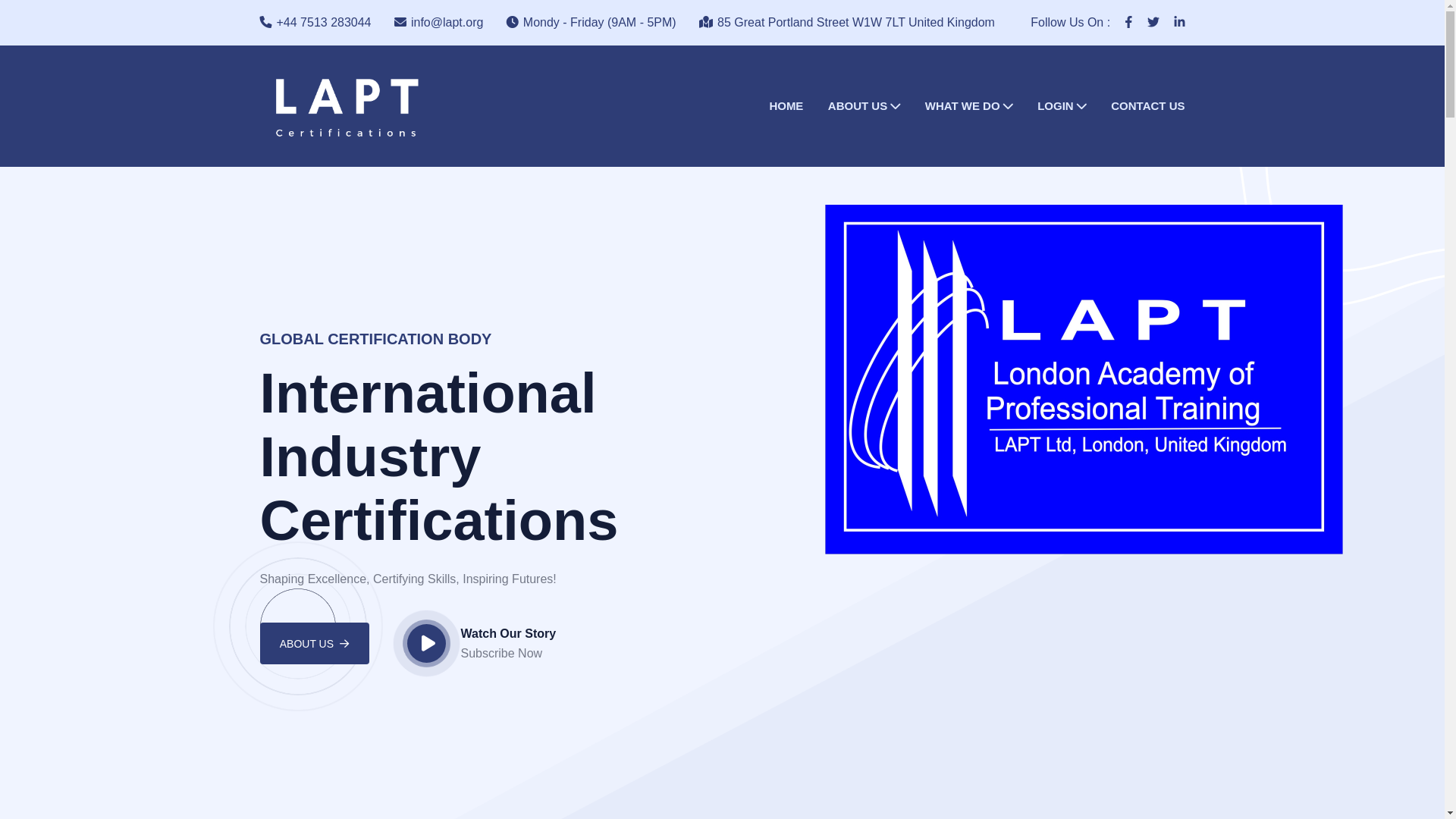 website screenshot of https://lapt.my/