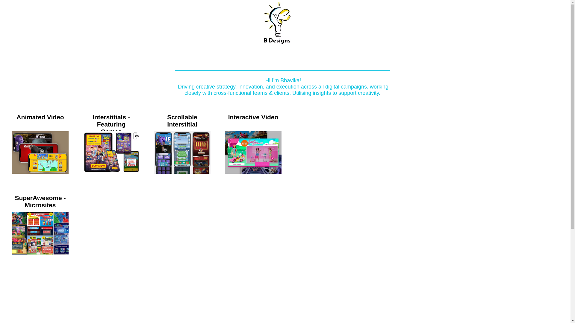 website screenshot of https://bhavikadesigns.co.uk/