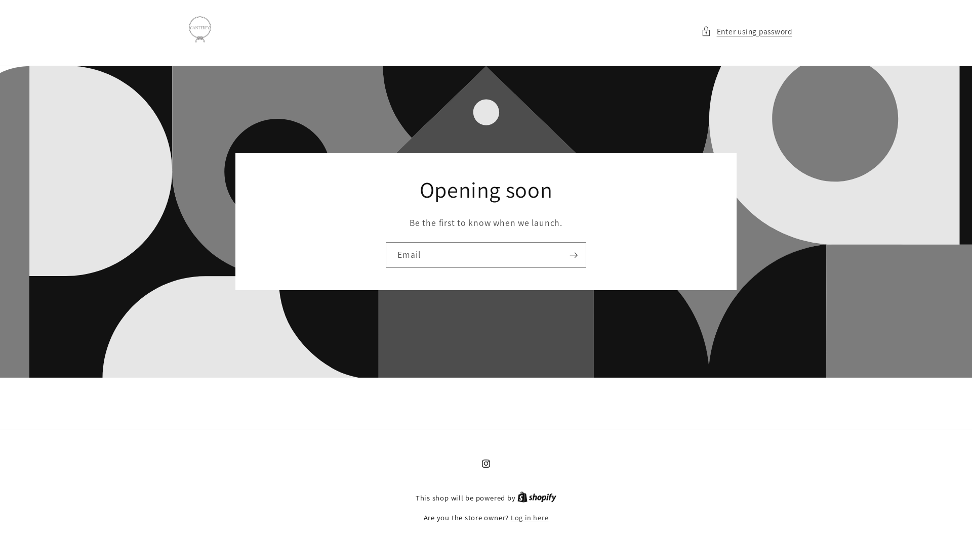 website screenshot of https://canterey.com/