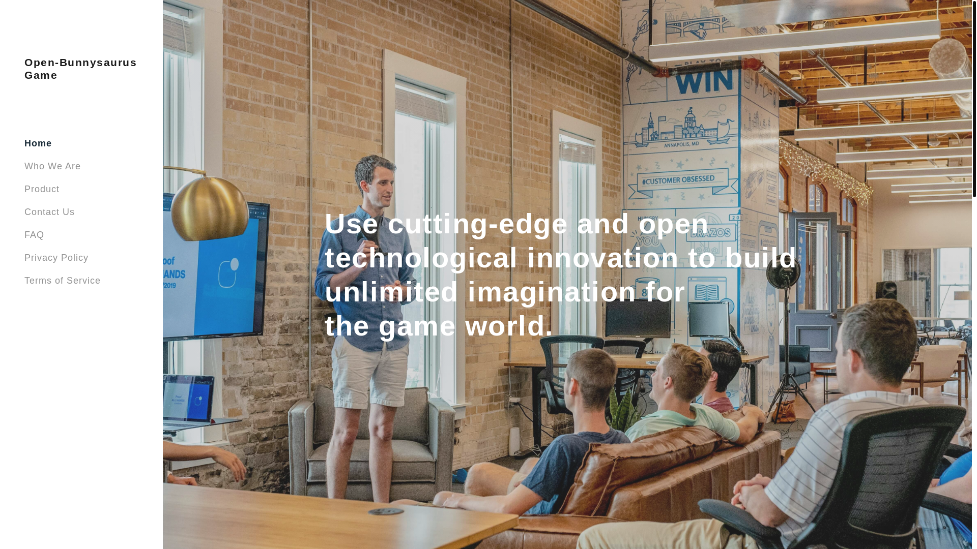 website screenshot of https://bunnysaurusgames.com/