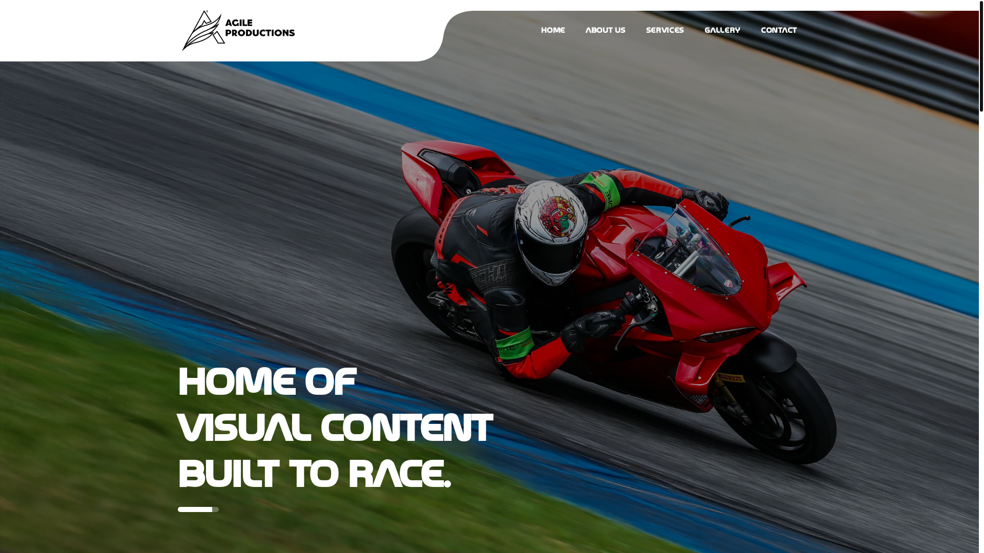 website screenshot of https://agileproductions.ae/