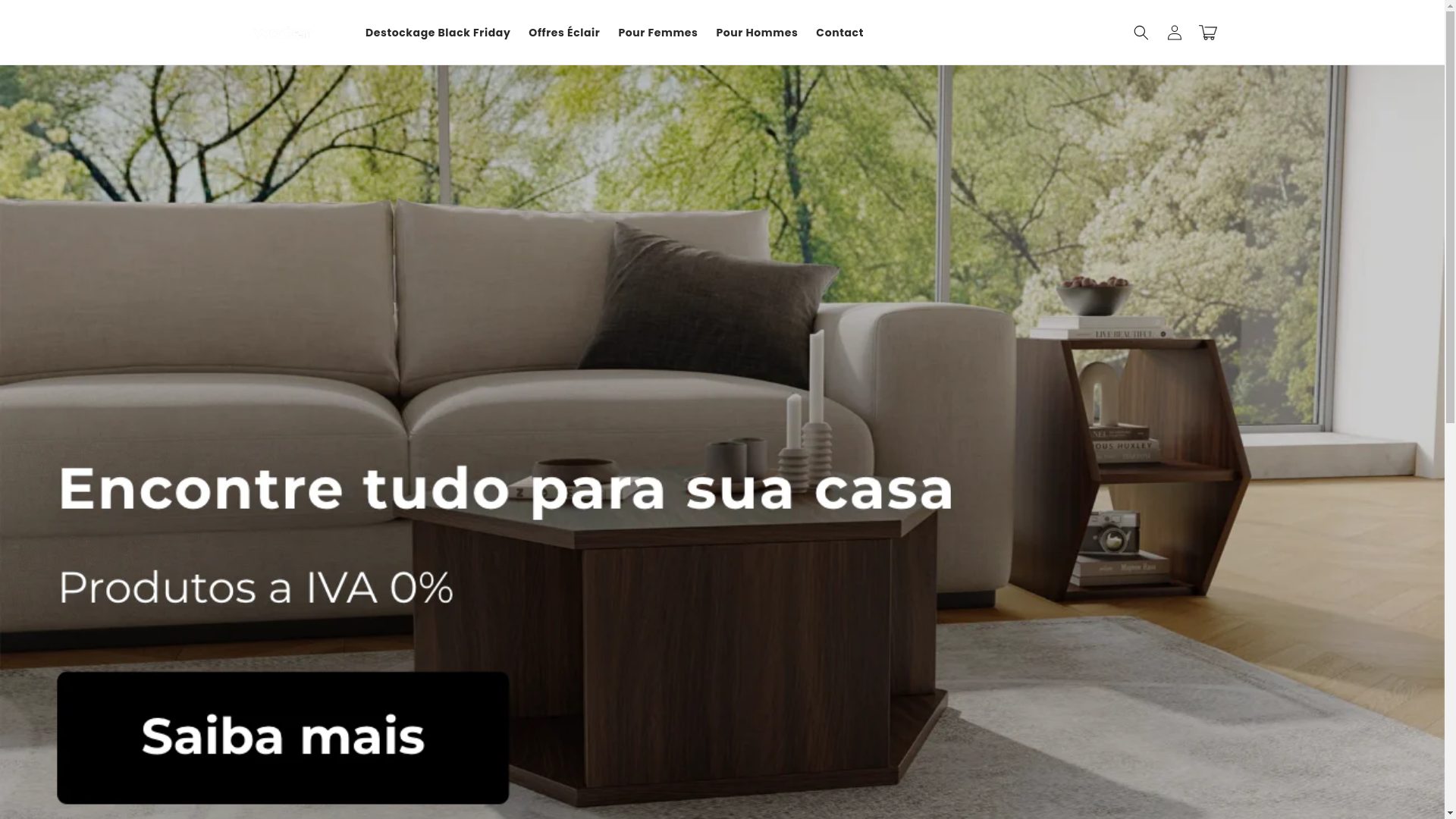 website screenshot of https://wortenofertas.com/