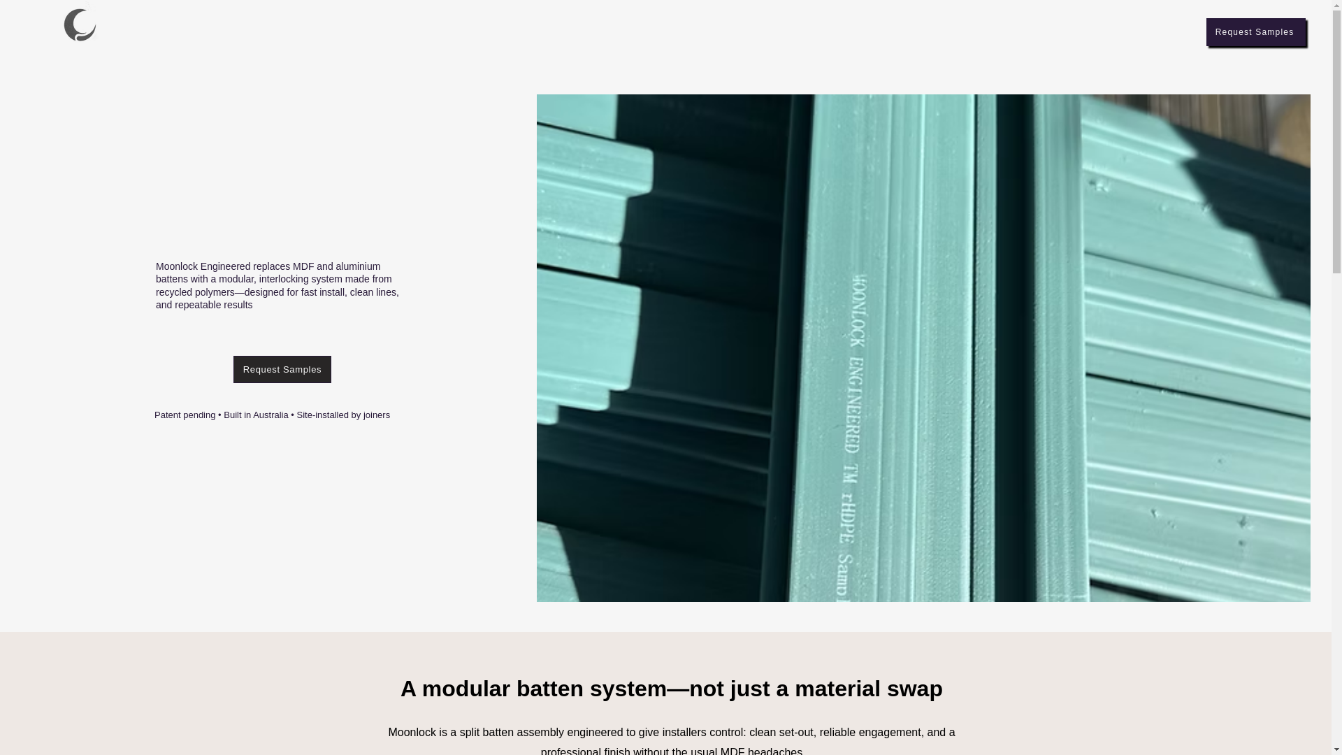 website screenshot of https://moonlockengineered.com.au/