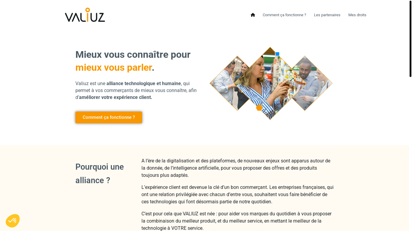 website screenshot of https://www.valiuz.com/