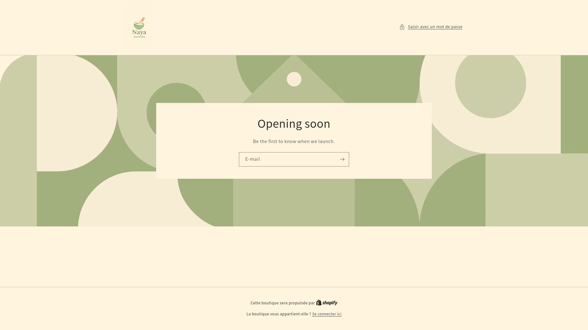 website screenshot of https://nayamatcha.fr/