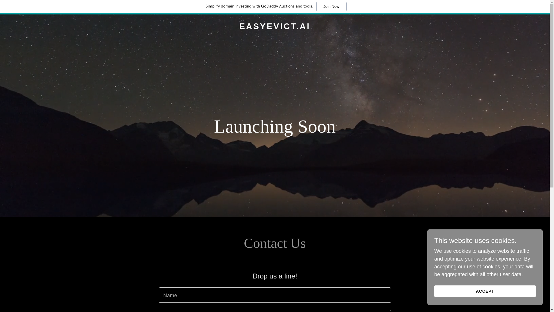 website screenshot of https://easyevict.ai/