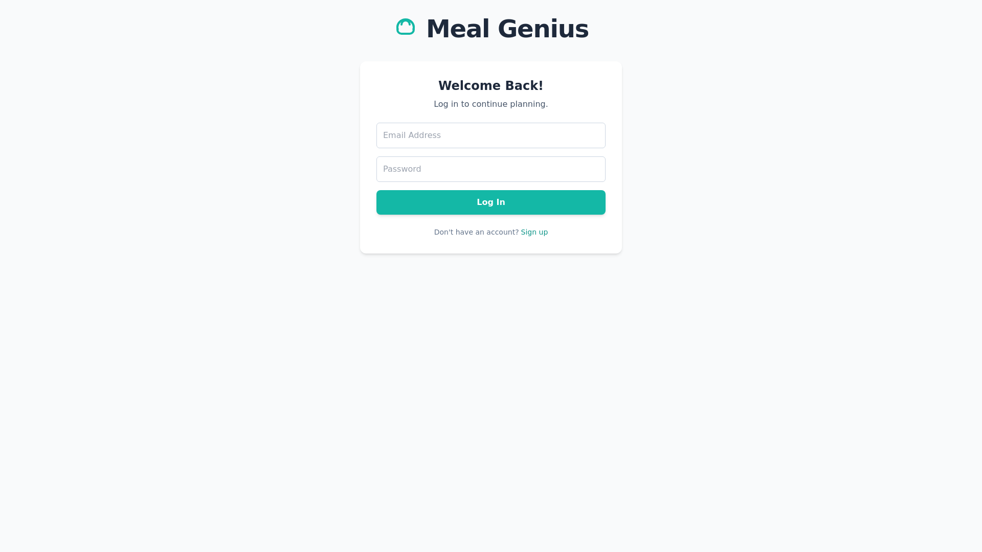 website screenshot of https://getmealjoy.com/