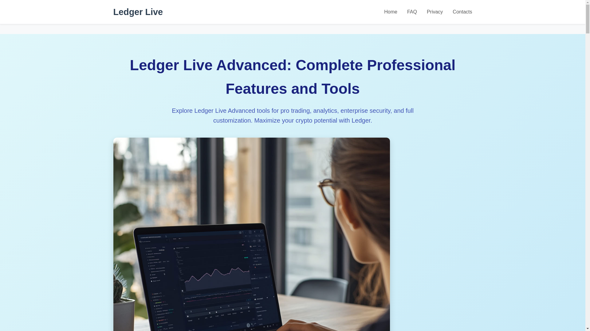 website screenshot of https://www.ledgers-live.net/