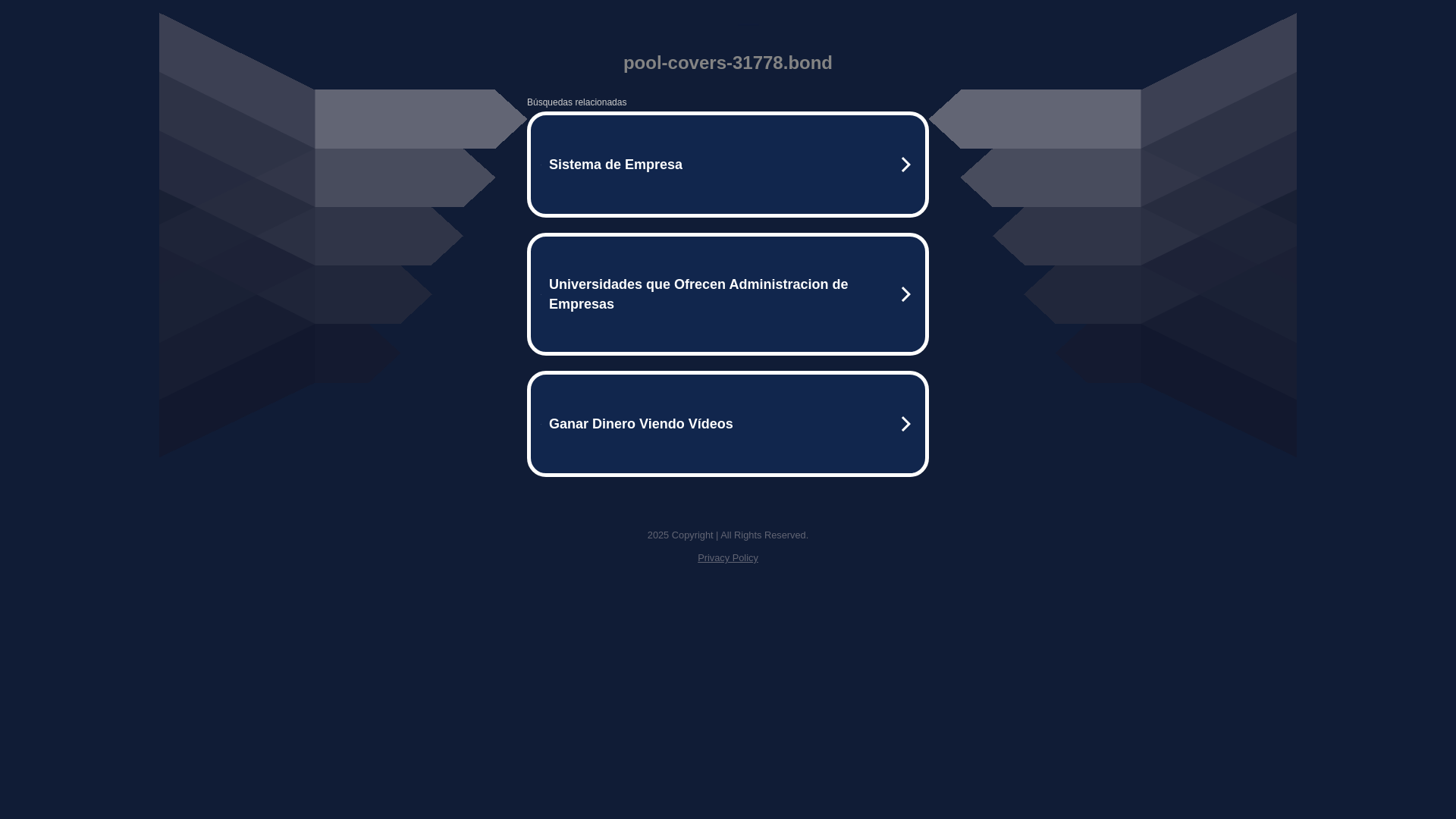 website screenshot of https://pool-covers-31778.bond/