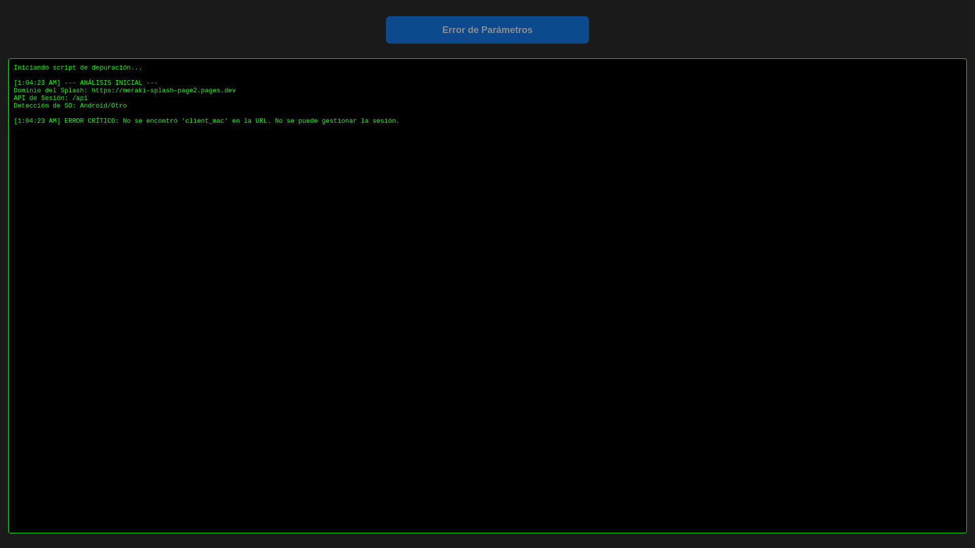 website screenshot of https://meraki-splash-page2.pages.dev/