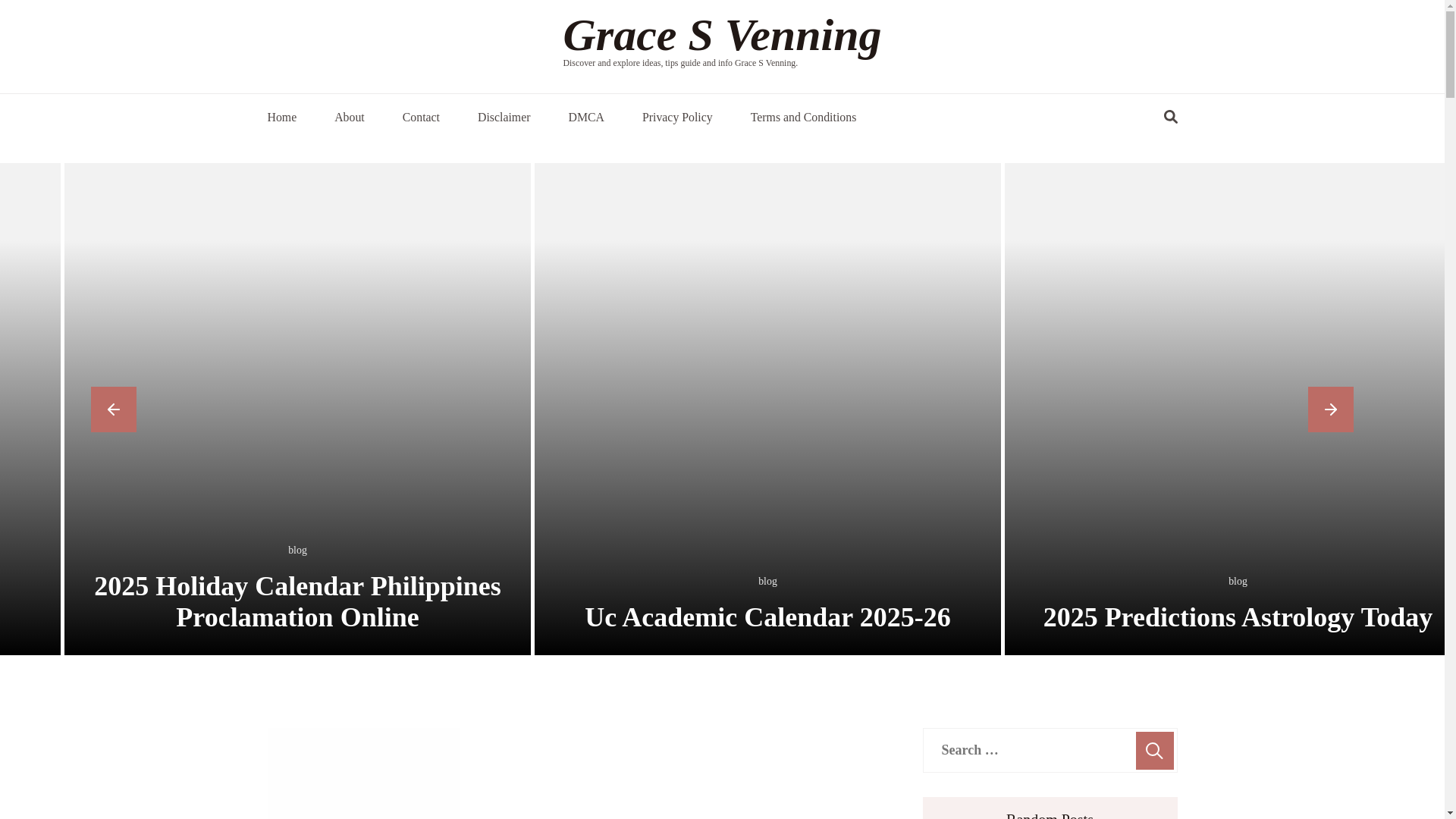 website screenshot of https://gracesvenning.pages.dev/