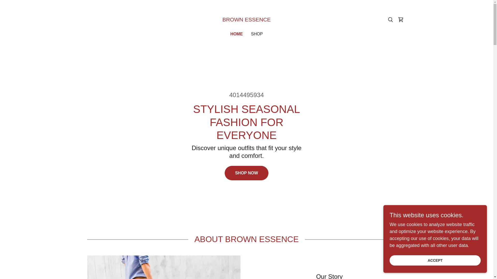 website screenshot of https://luxurybrownessence.com/