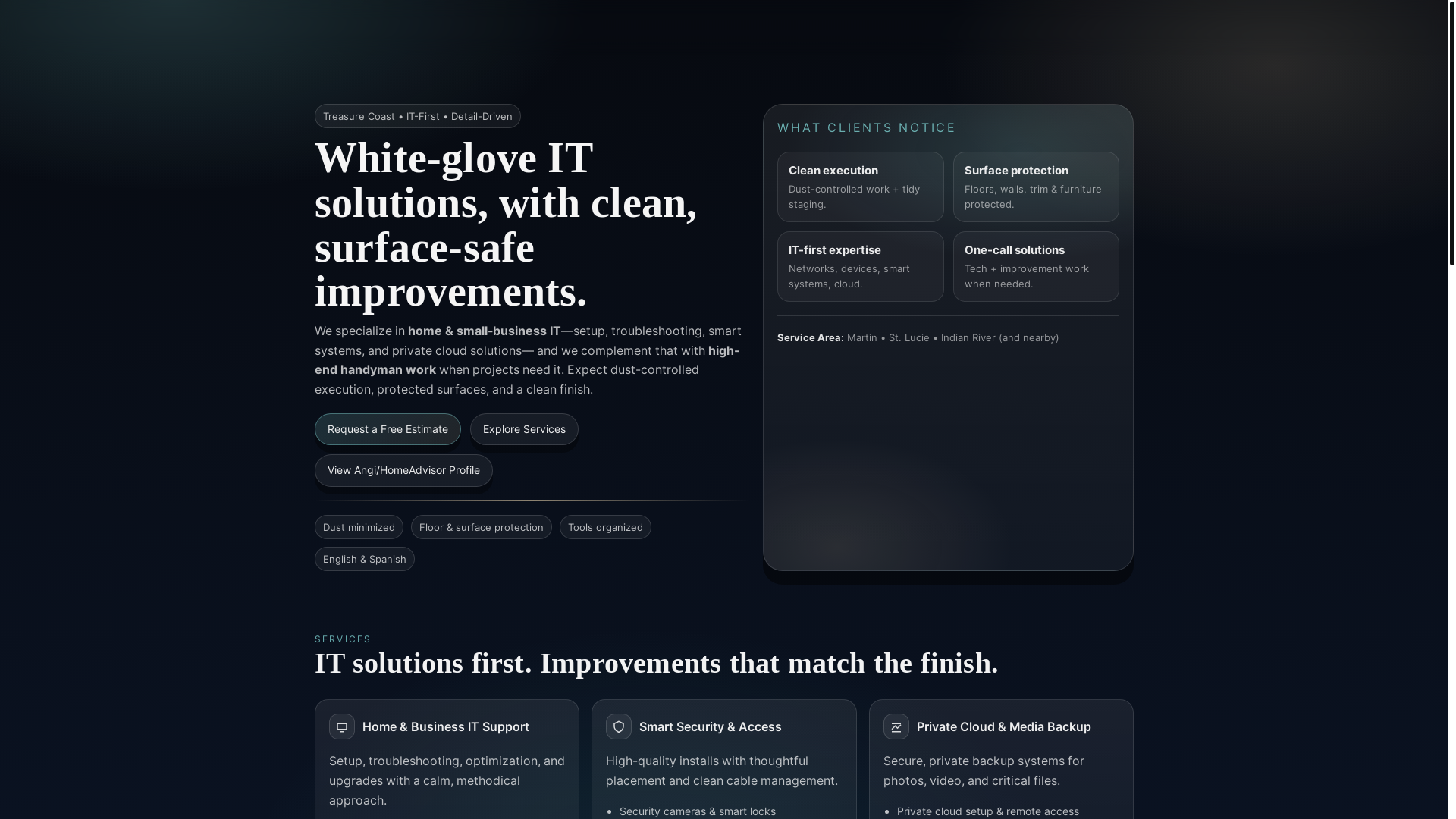 website screenshot of https://flawlessupgrades.com/