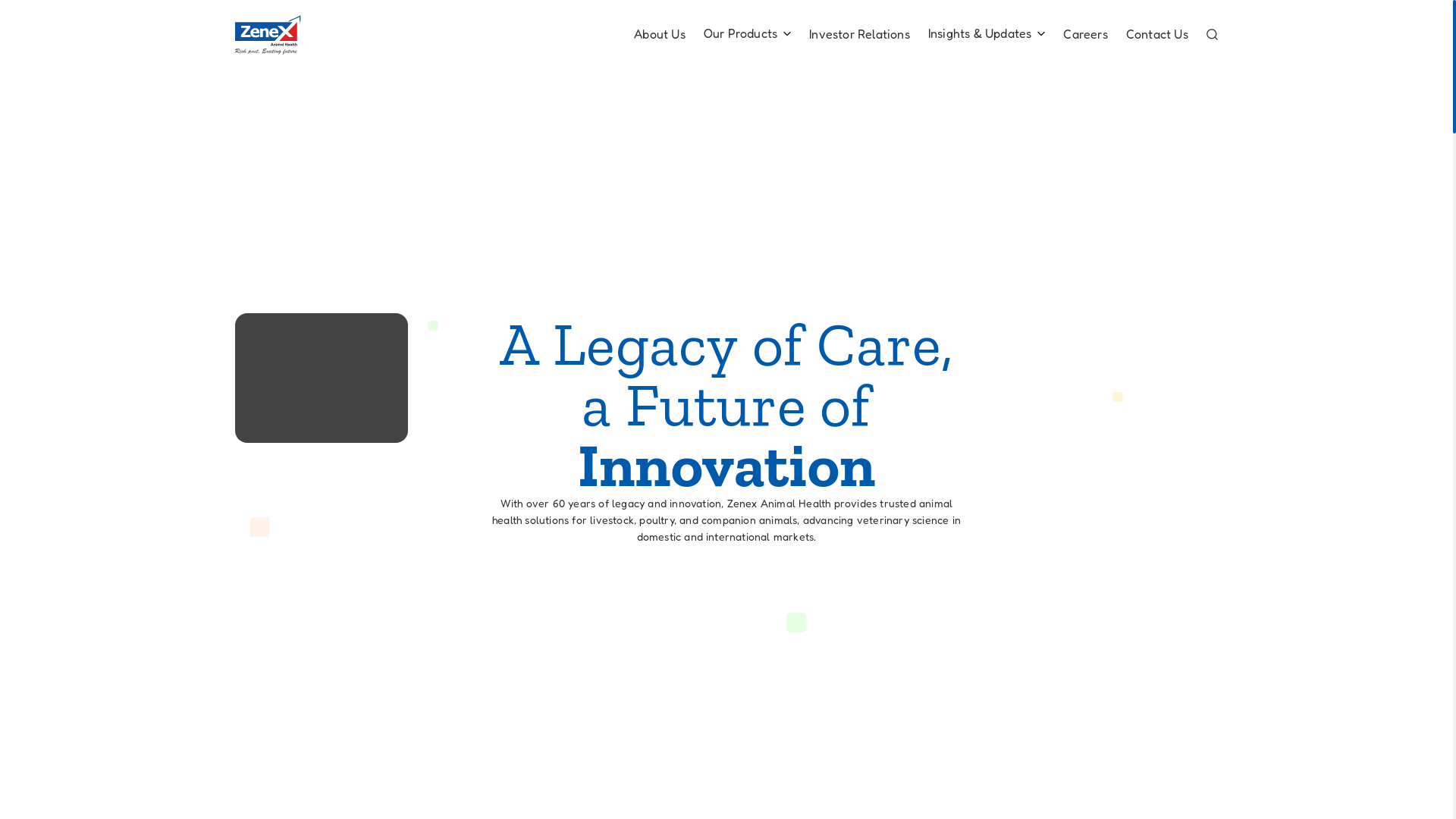 website screenshot of https://www.zenexah.com