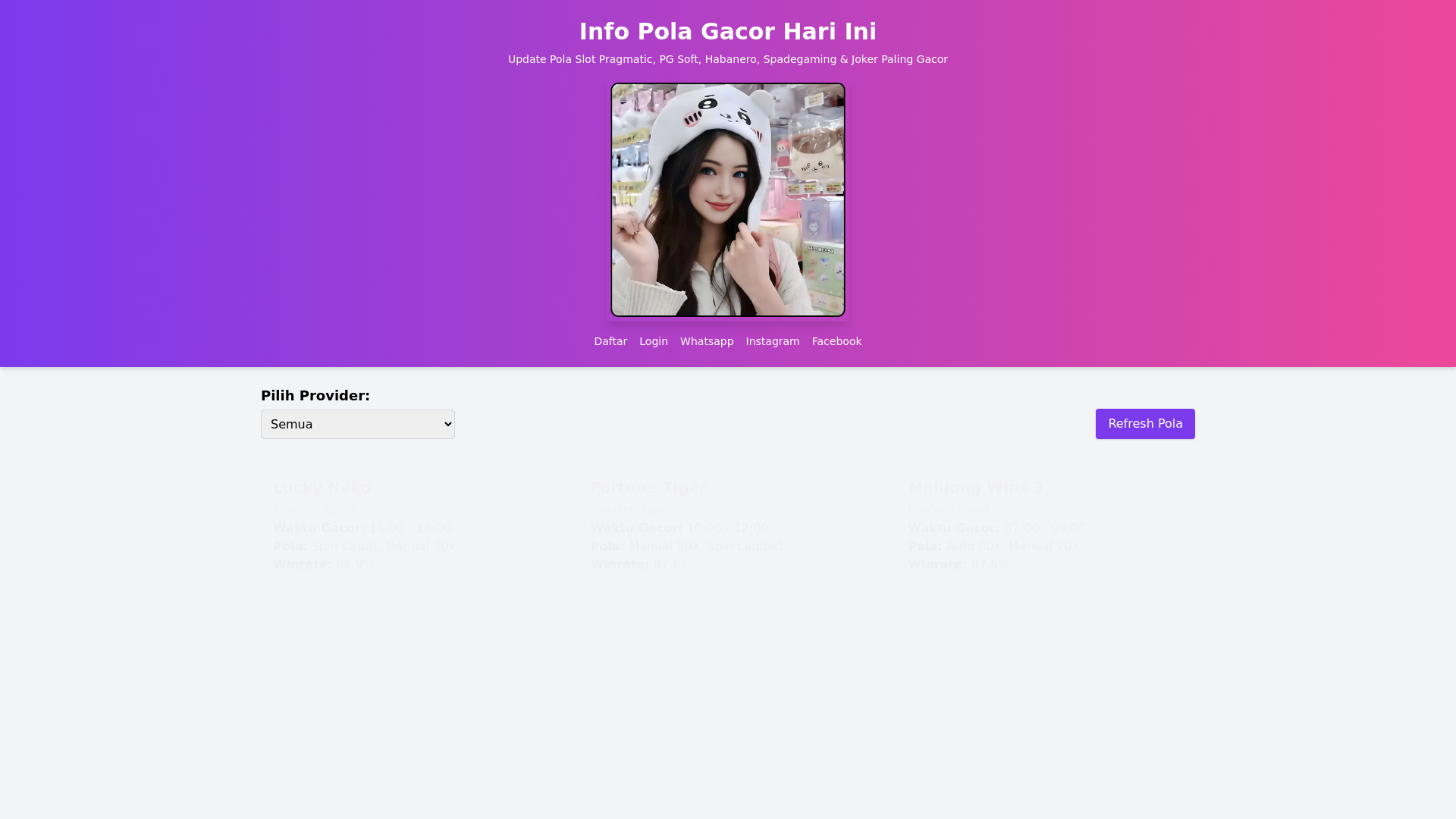 website screenshot of https://dianaormastoto.pages.dev/