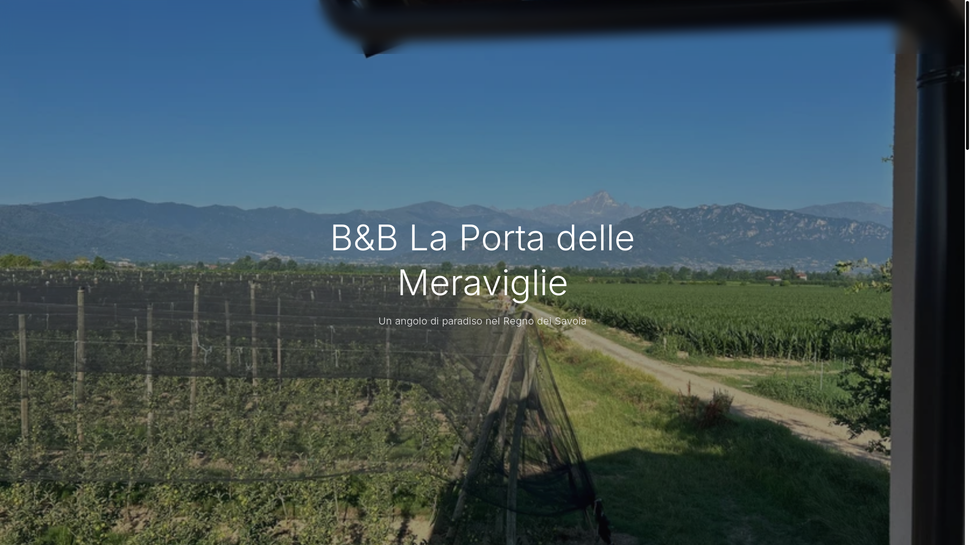website screenshot of https://bnblaportadellemeraviglie.com/