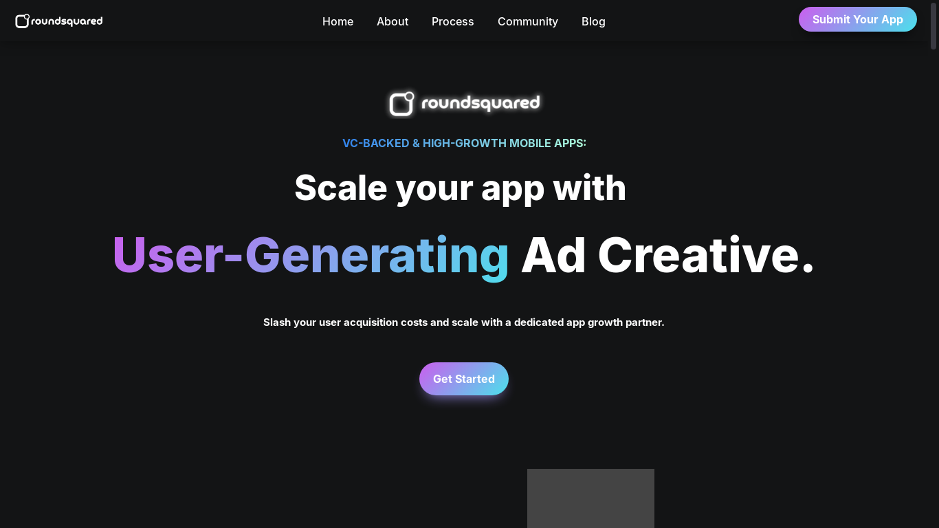 website screenshot of https://simplyroundsquared.com/