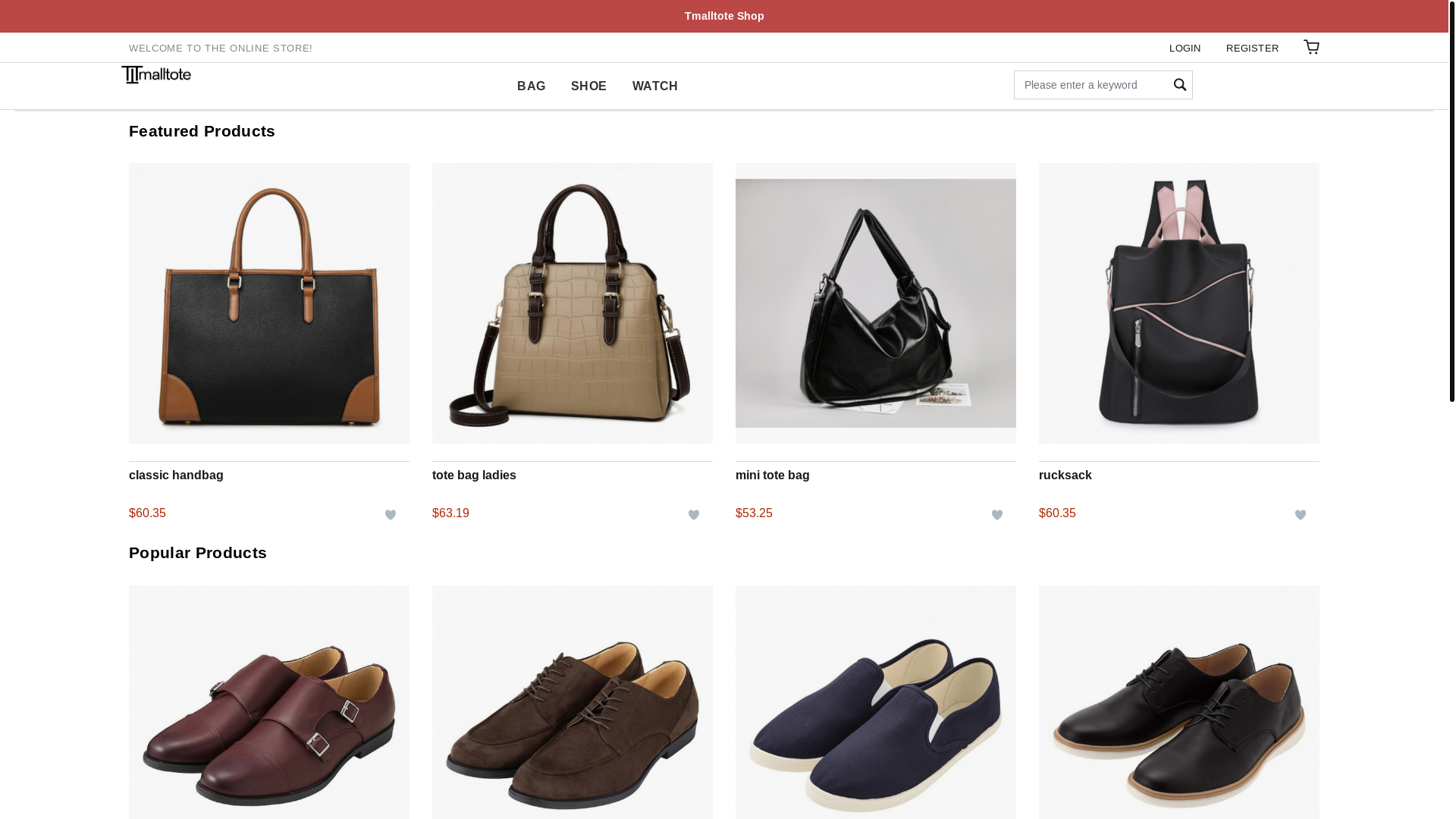website screenshot of https://info-tmalltote.com/