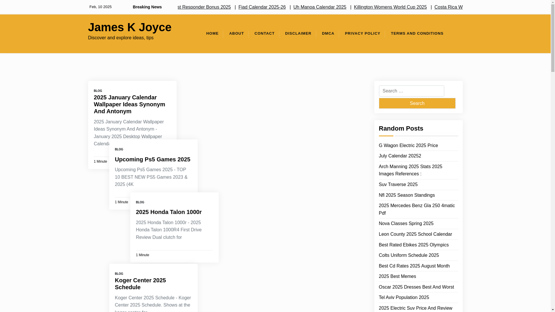 website screenshot of https://jameskjoycec.pages.dev/