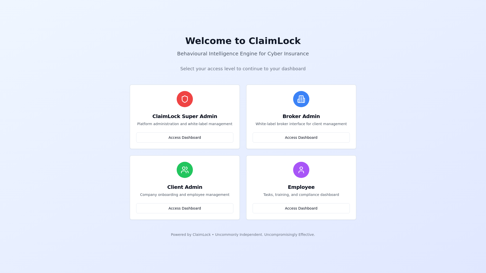 website screenshot of https://claimlock-demo.pages.dev/