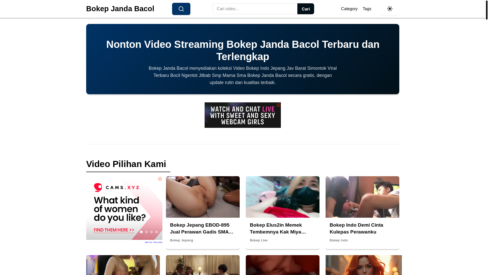 website screenshot of https://bokepjandabacol.pages.dev/