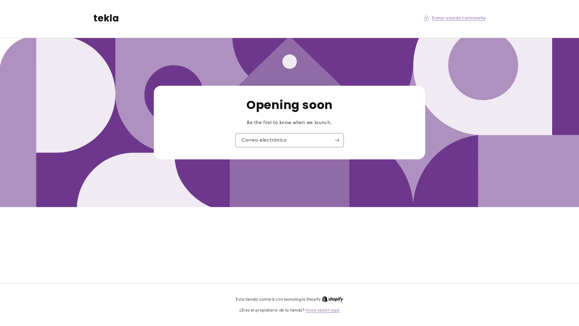 website screenshot of https://teklaperu.store/