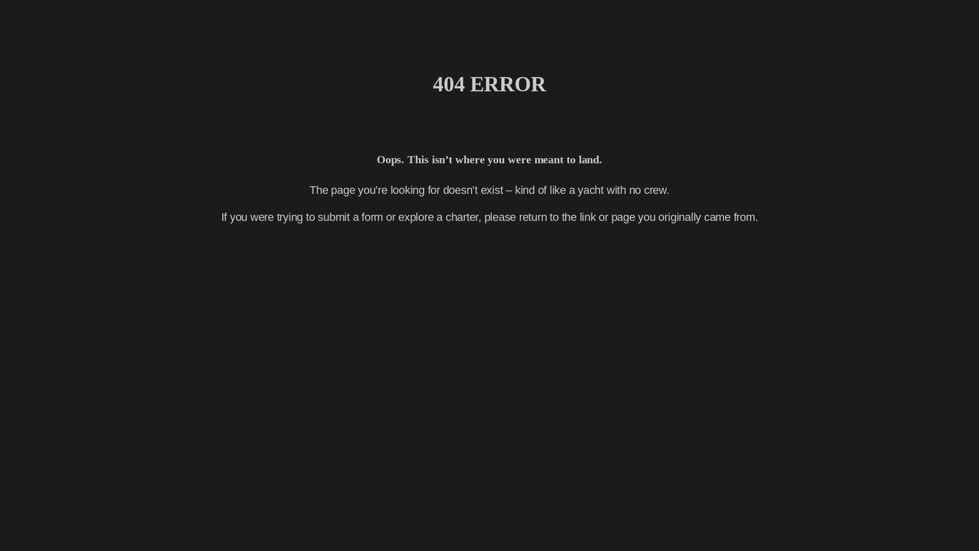 website screenshot of https://luxuryyachtsitaly.com/
